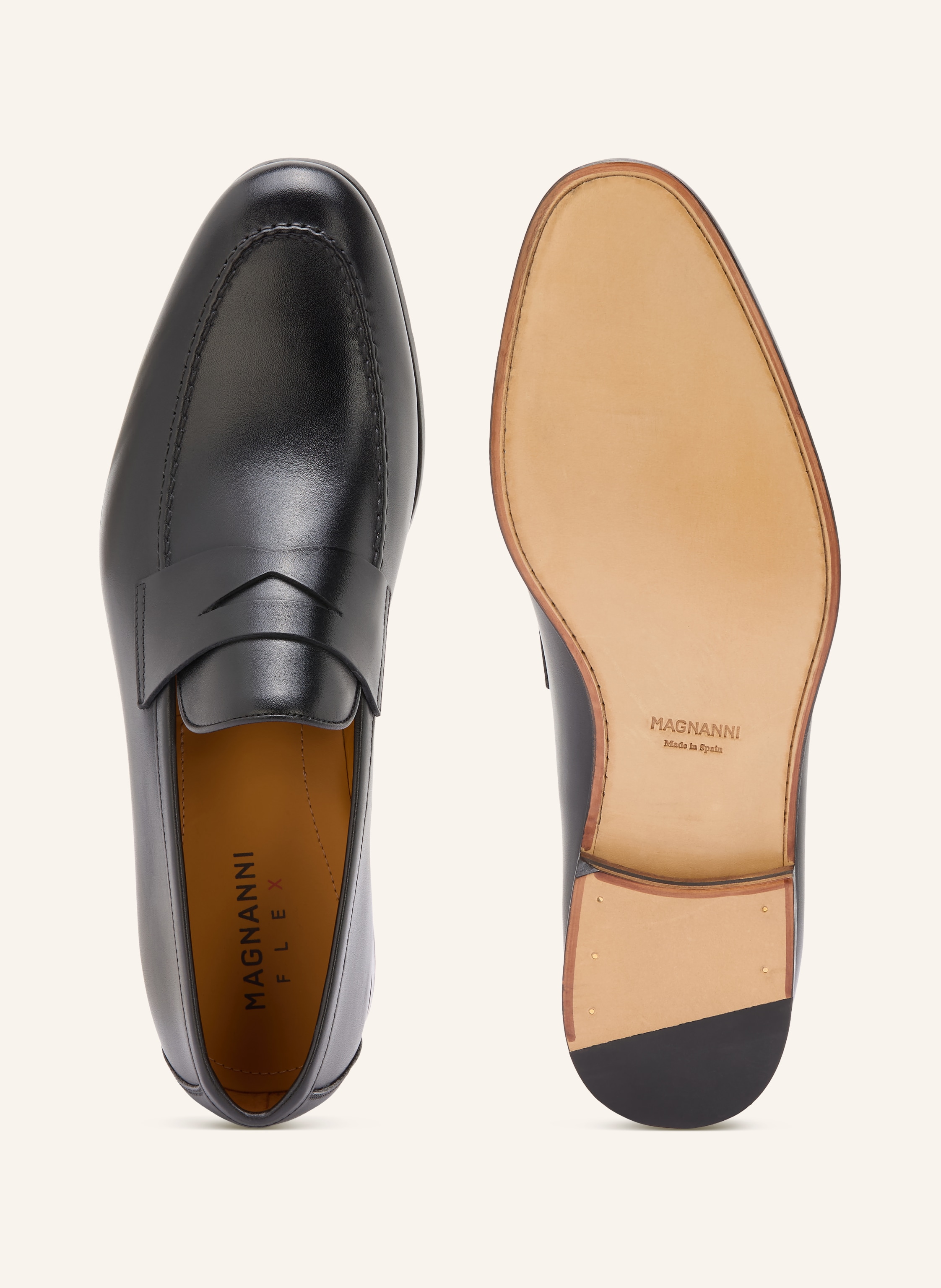 Thumbnail - Magnanni Penny-Loafer schwarz