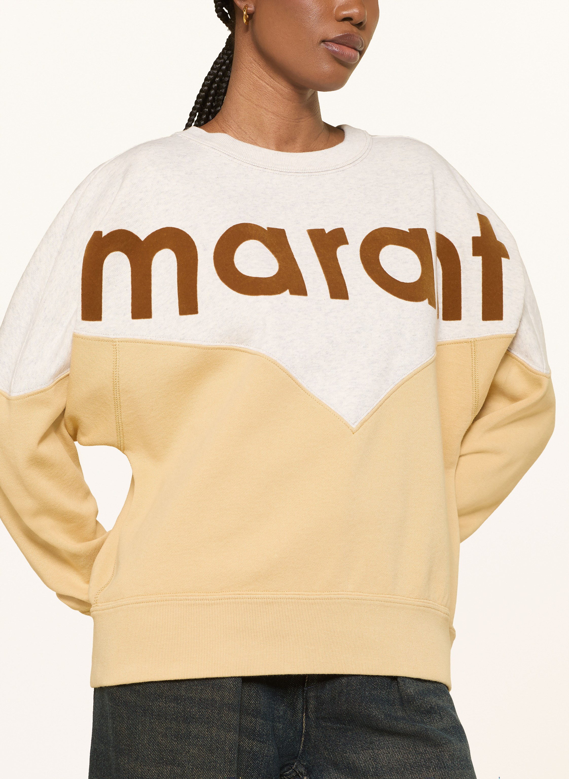 Thumbnail - Marant Étoile Sweatshirt Houston beige