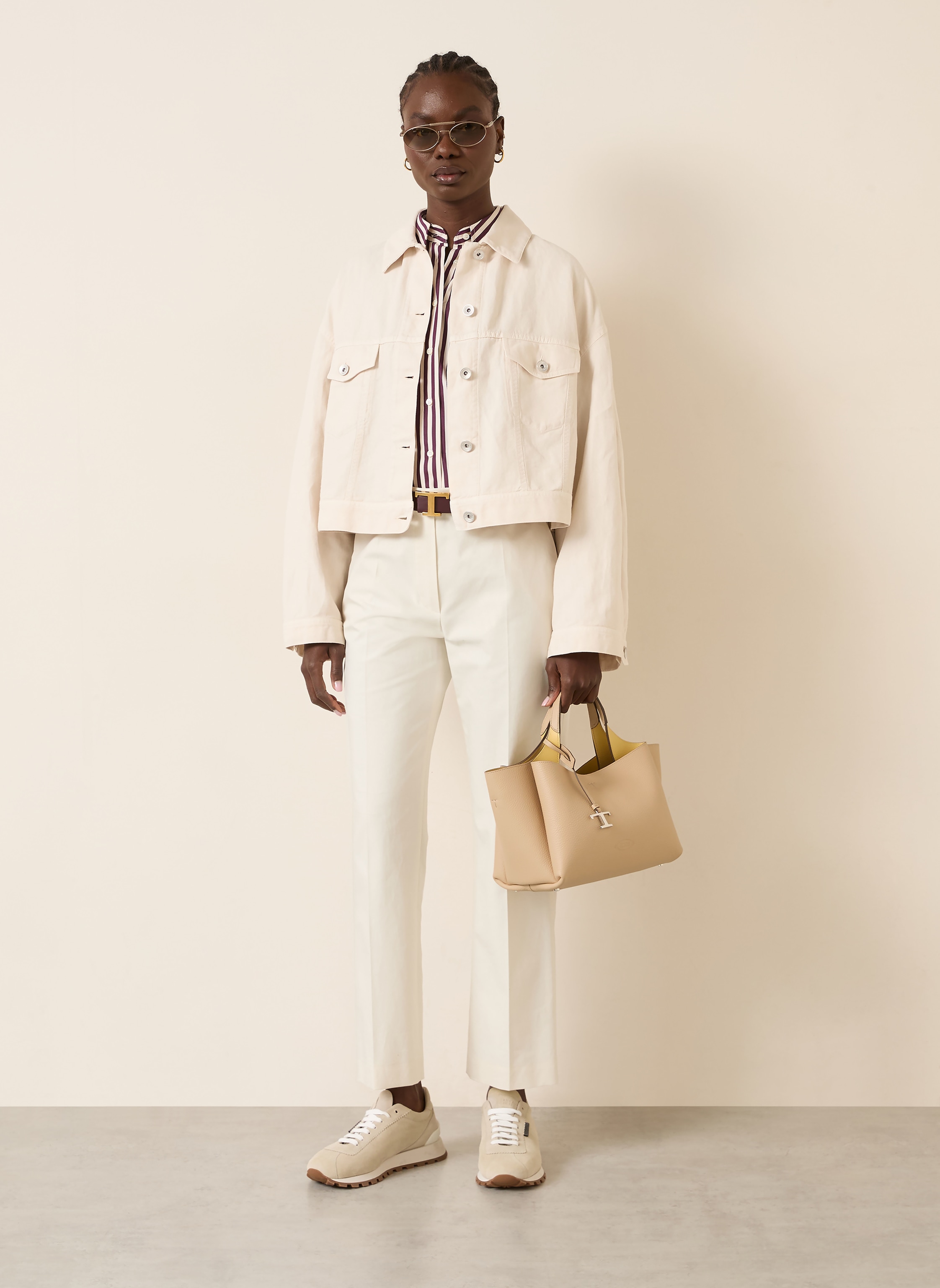 Thumbnail - Tod's Handtasche Mini beige