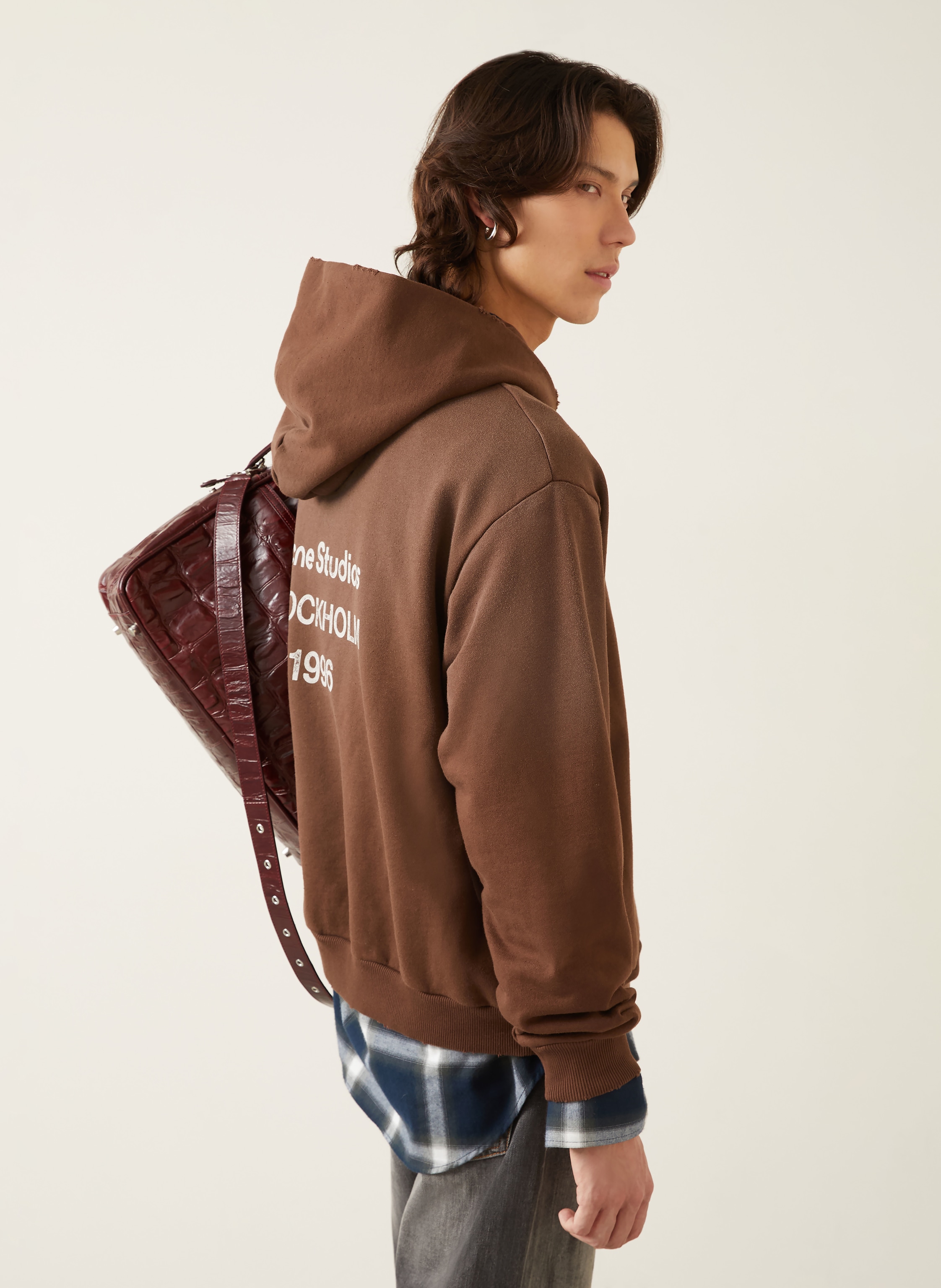 Thumbnail - Acne Studios Hoodie braun