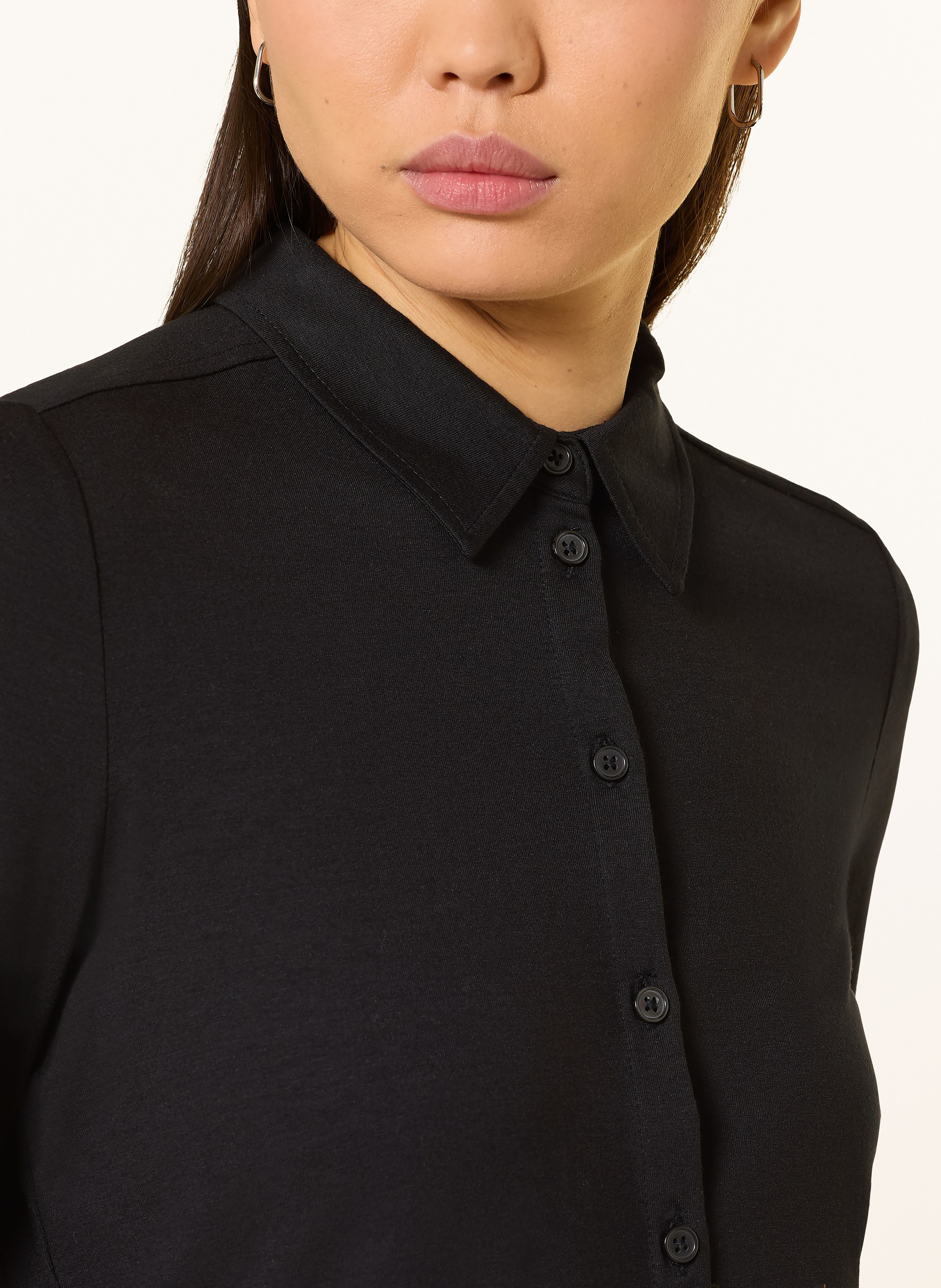 Thumbnail - Marc O'polo Hemdbluse Aus Jersey schwarz