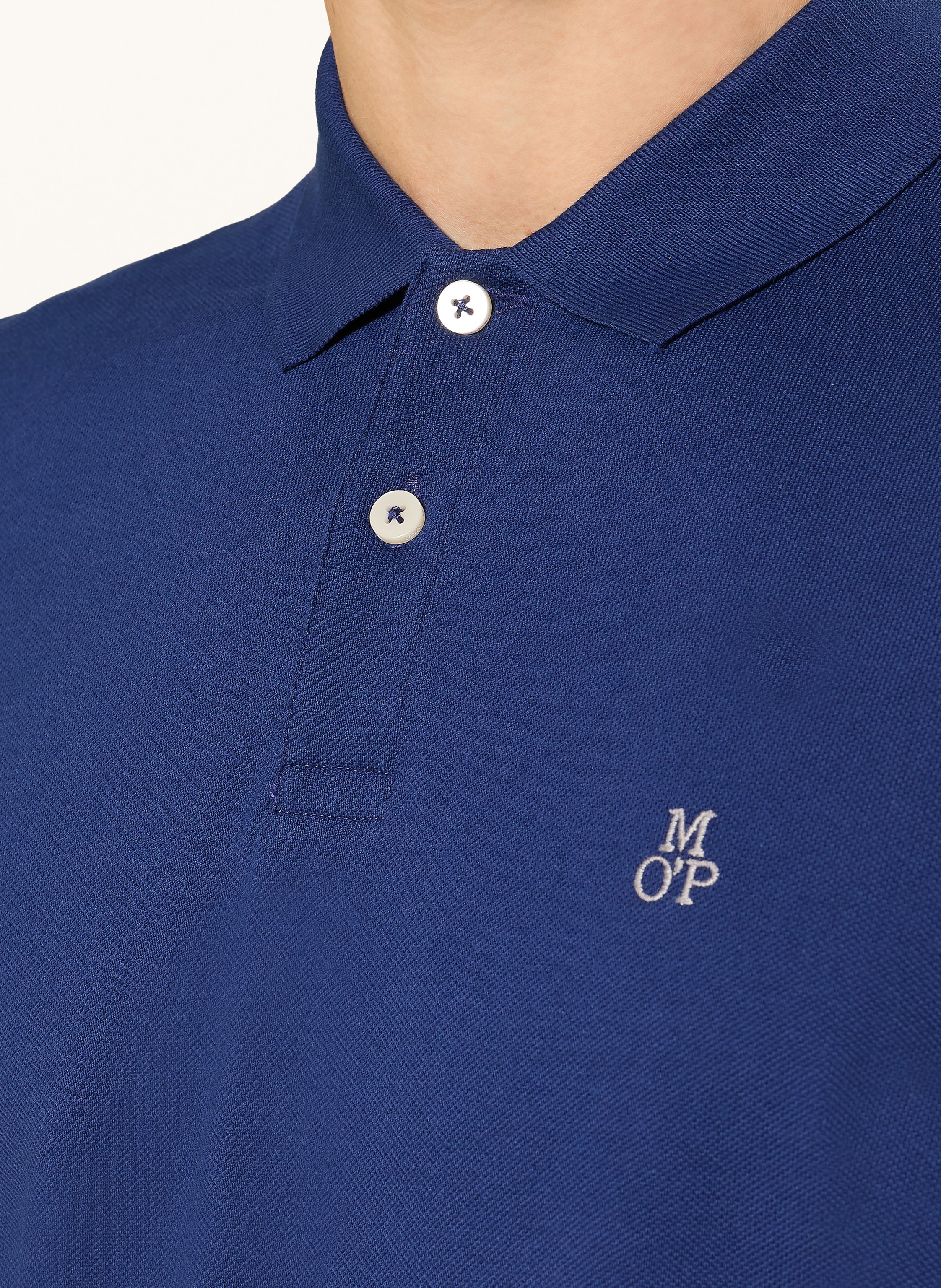 Thumbnail - Marc O'polo Piqué-Poloshirt Regular Fit blau