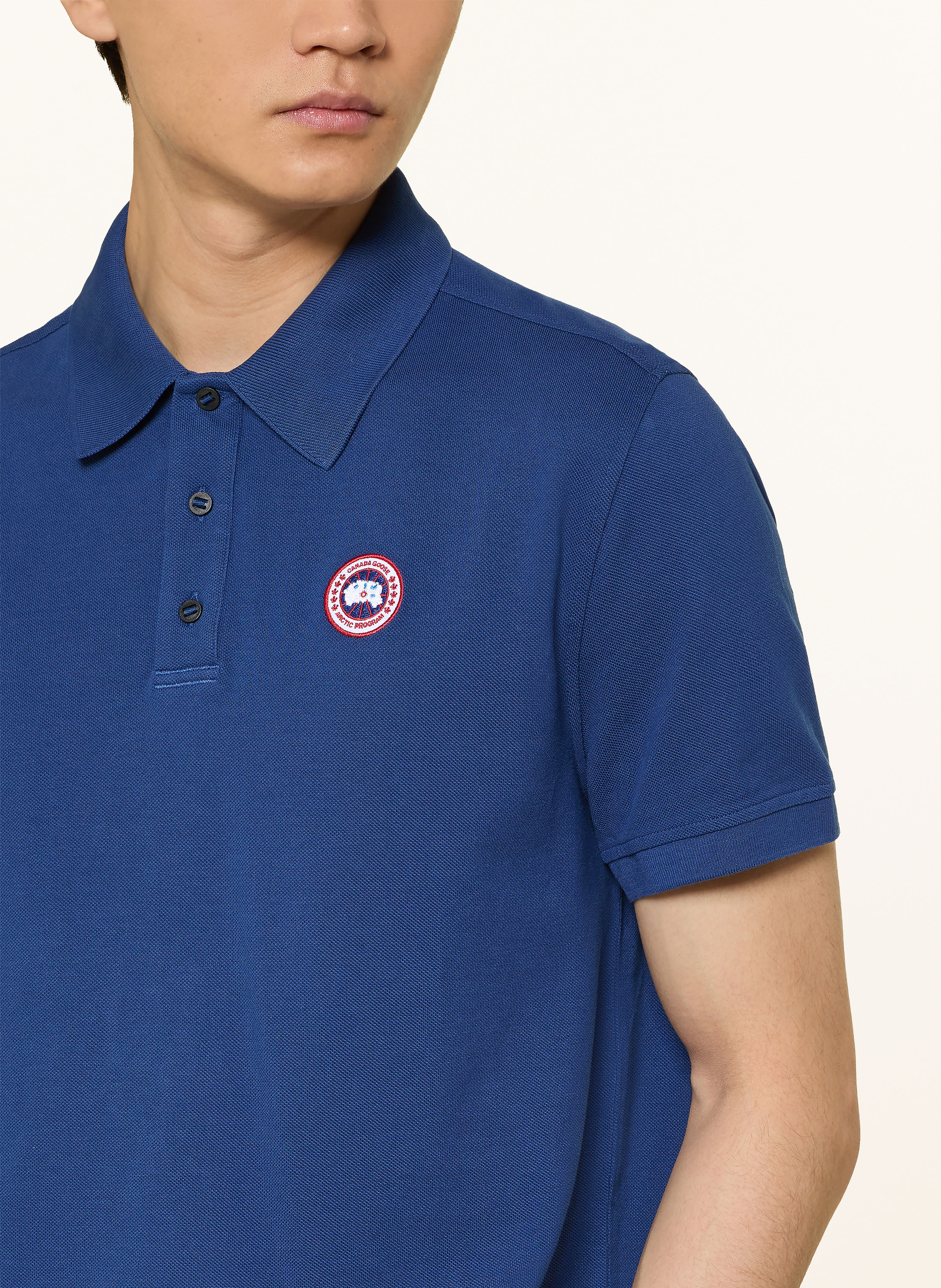 Thumbnail - Canada Goose Piqué-Poloshirt Beckley blau