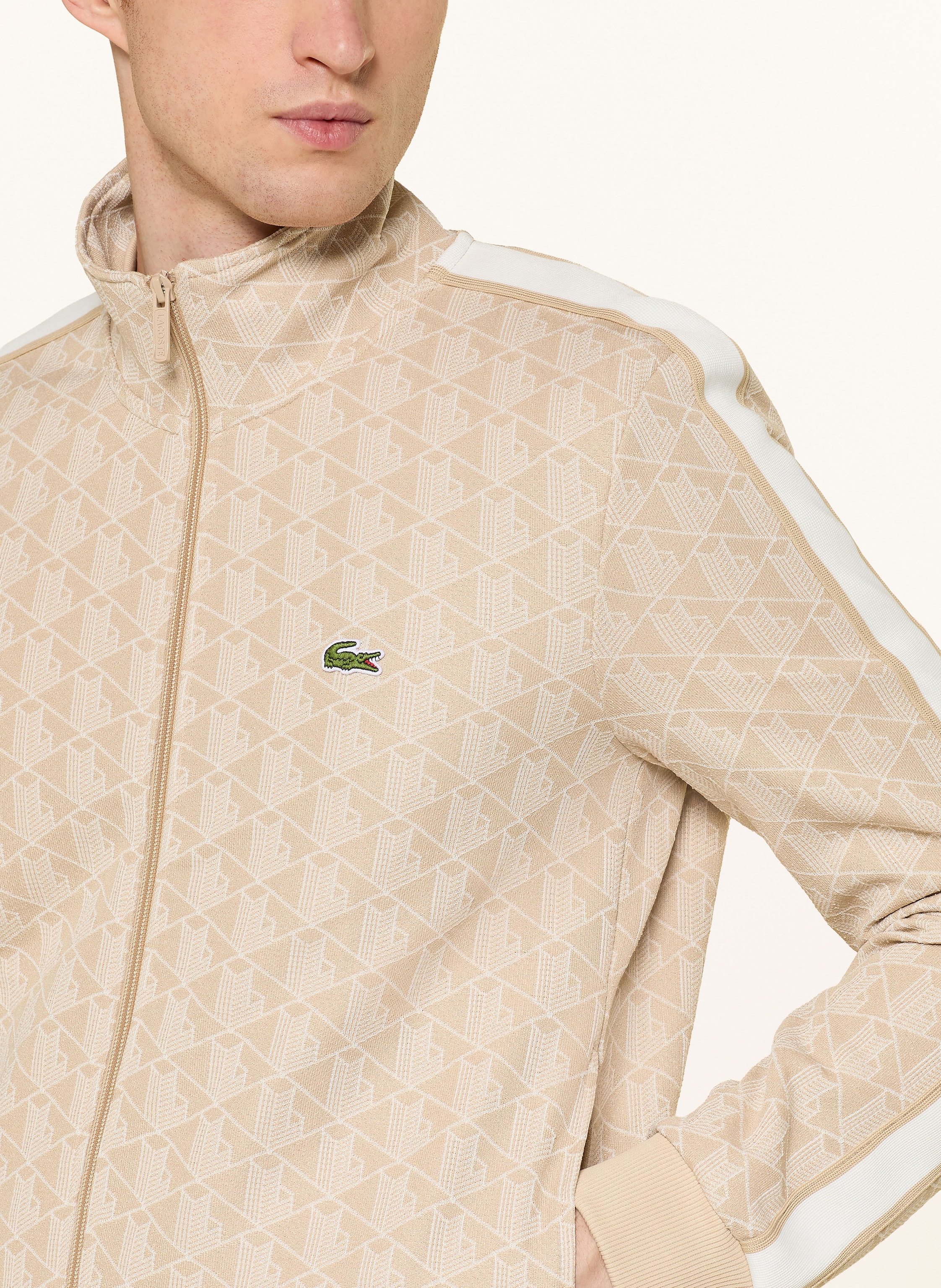 Thumbnail - Lacoste Trainingsjacke beige