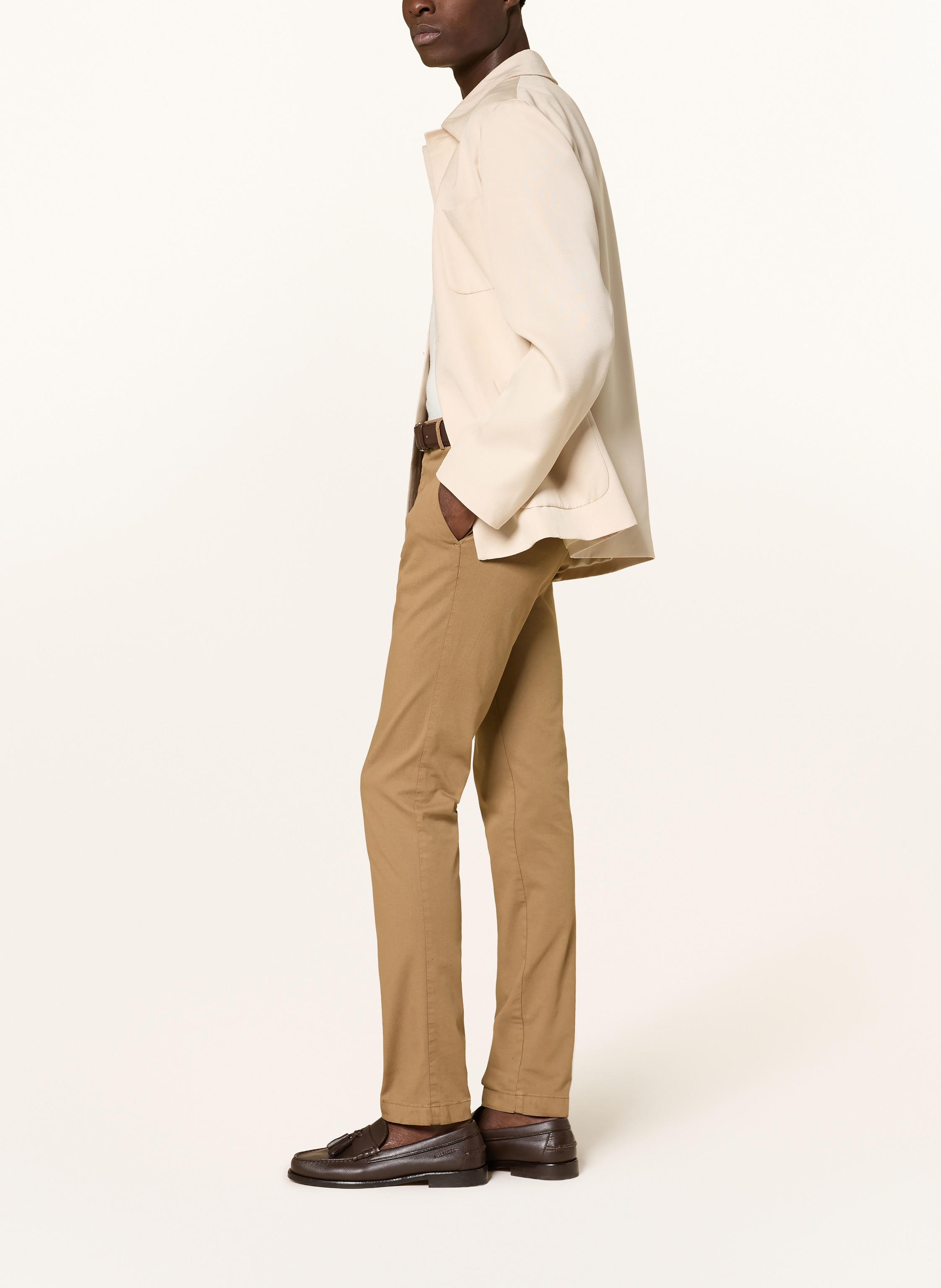 Thumbnail - Berwich Chino Extra Slim Fit beige