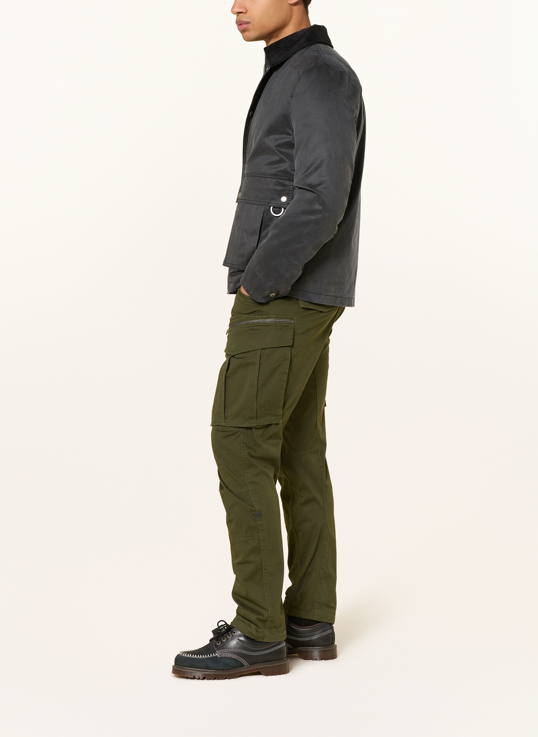 Thumbnail - G-Star Cargohose Tapered Fit gruen