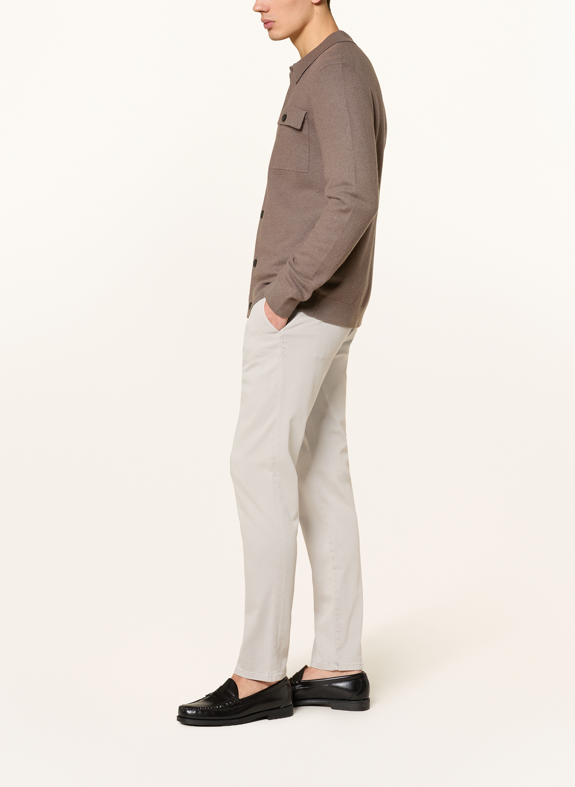 Thumbnail - Alberto Chino Rob Slim Fit grau