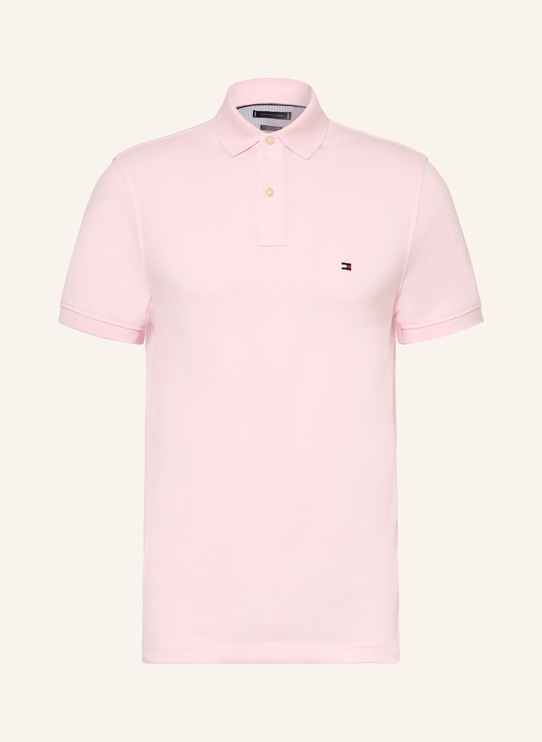 Tommy Hilfiger Piqué-Poloshirt Regular Fit rosa