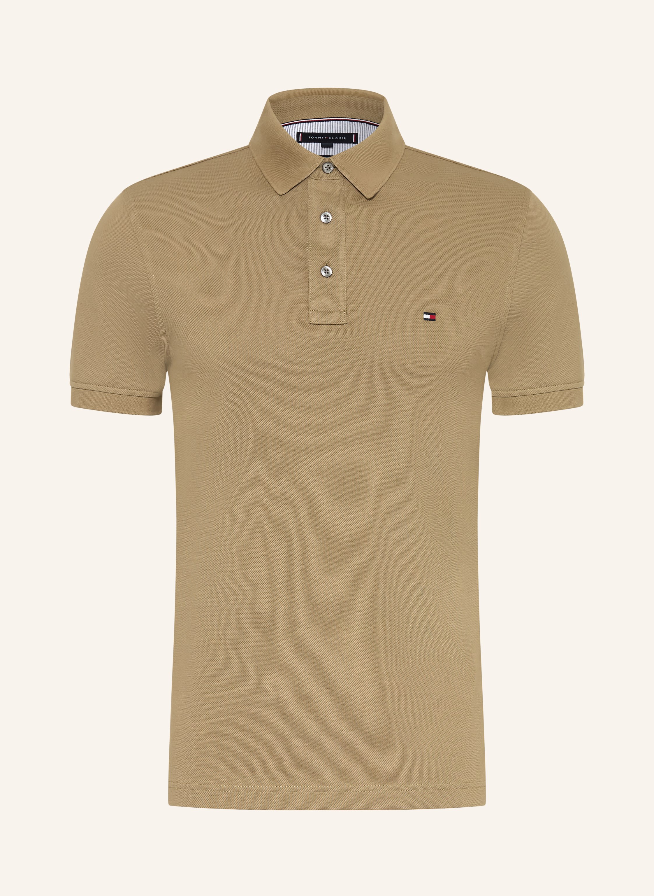 Tommy Hilfiger Piqué-Poloshirt Slim Fit gruen