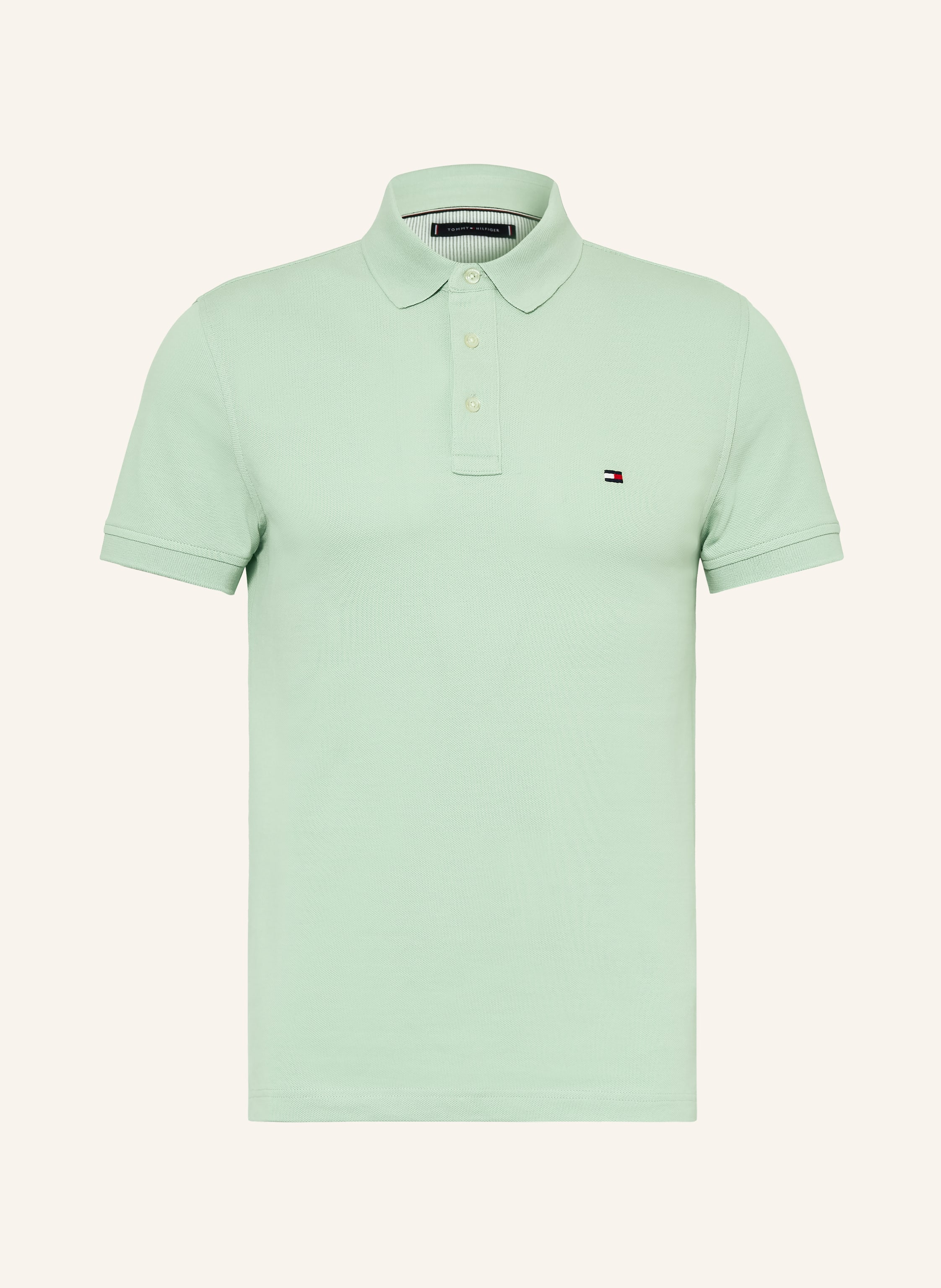 Tommy Hilfiger Piqué-Poloshirt Slim Fit gruen