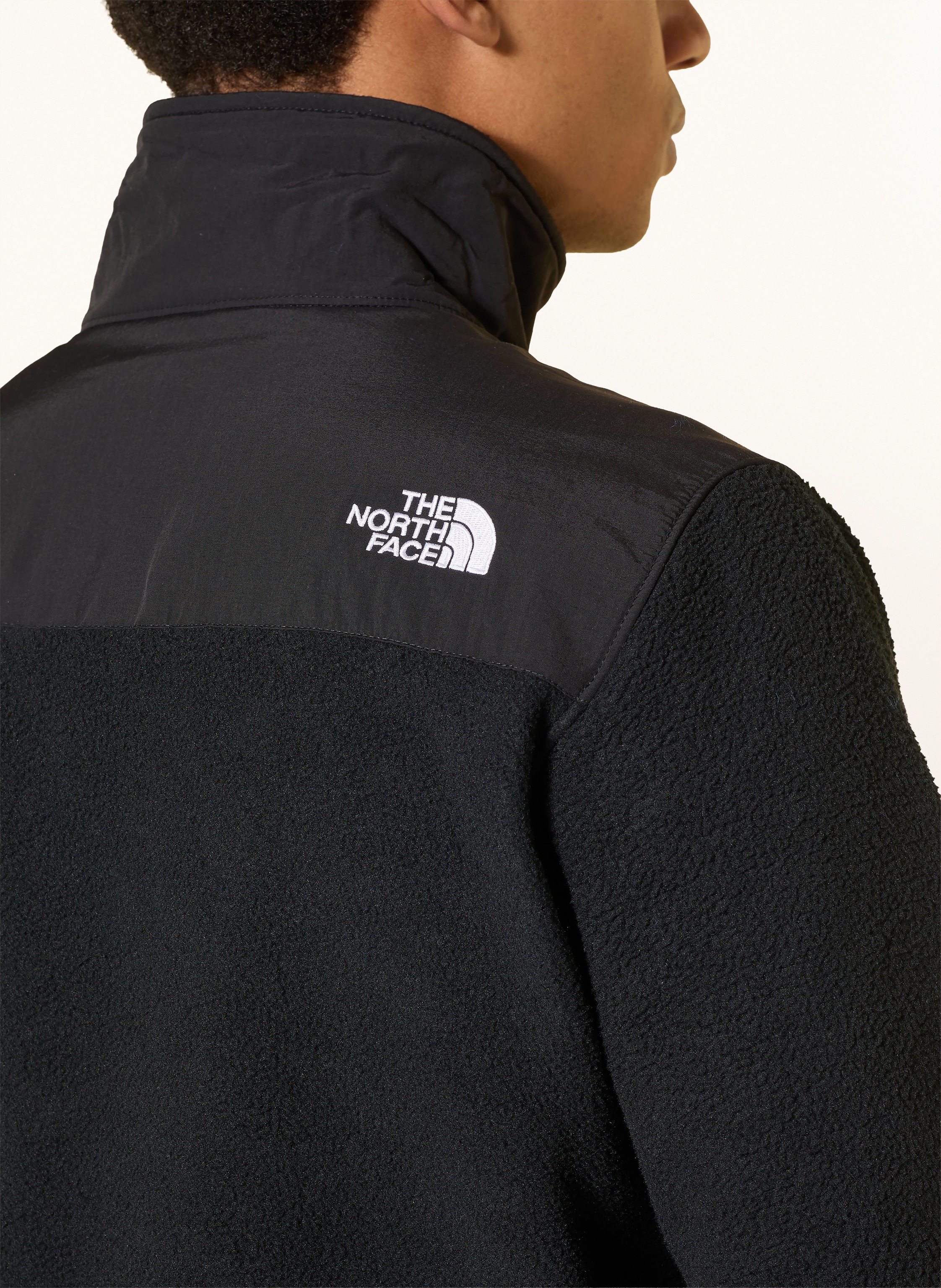Thumbnail - The North Face Fleecejacke Denali Im Materialmix schwarz