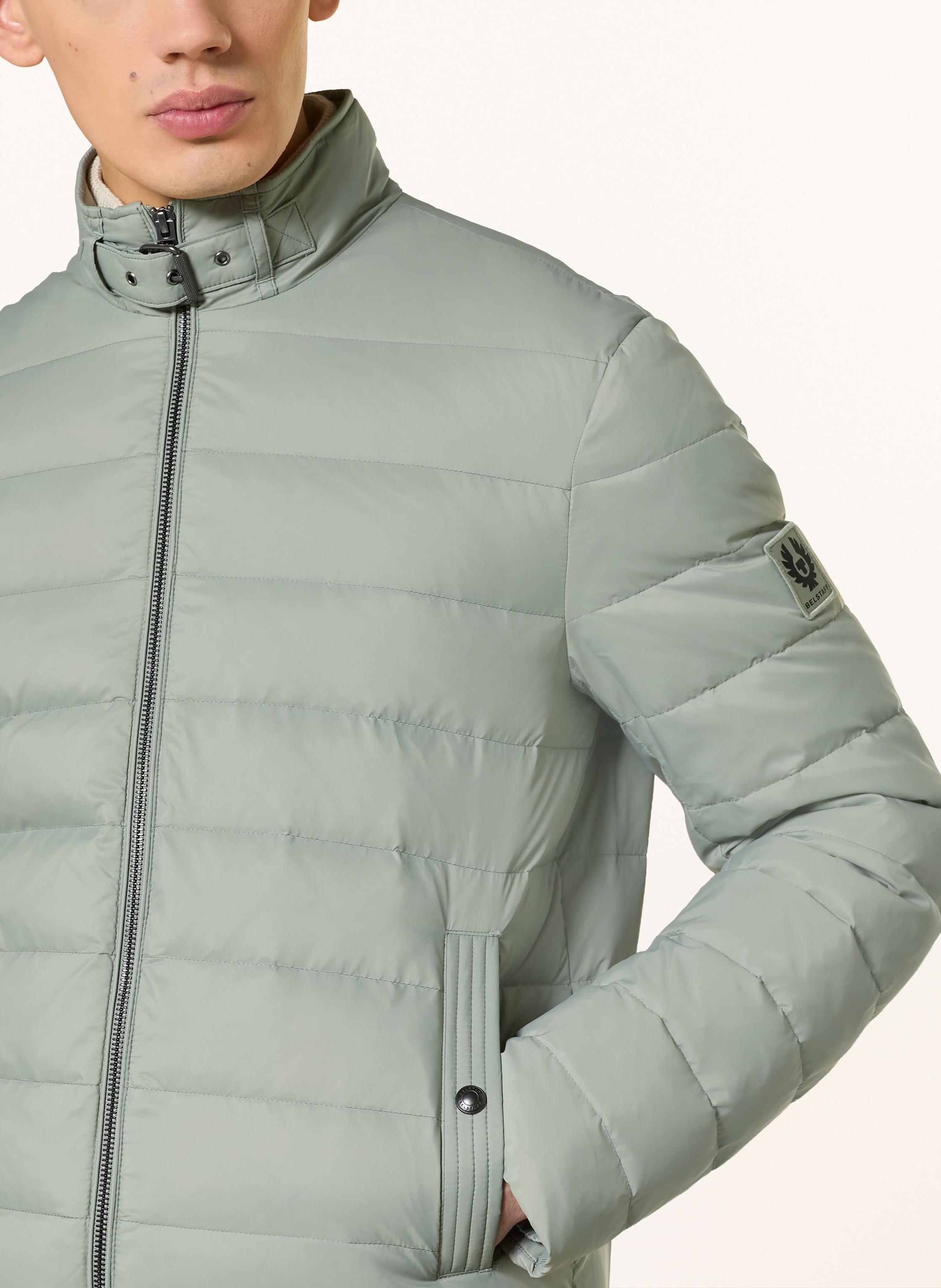 Thumbnail - Belstaff Lightweight-Daunenjacke Circuit gruen