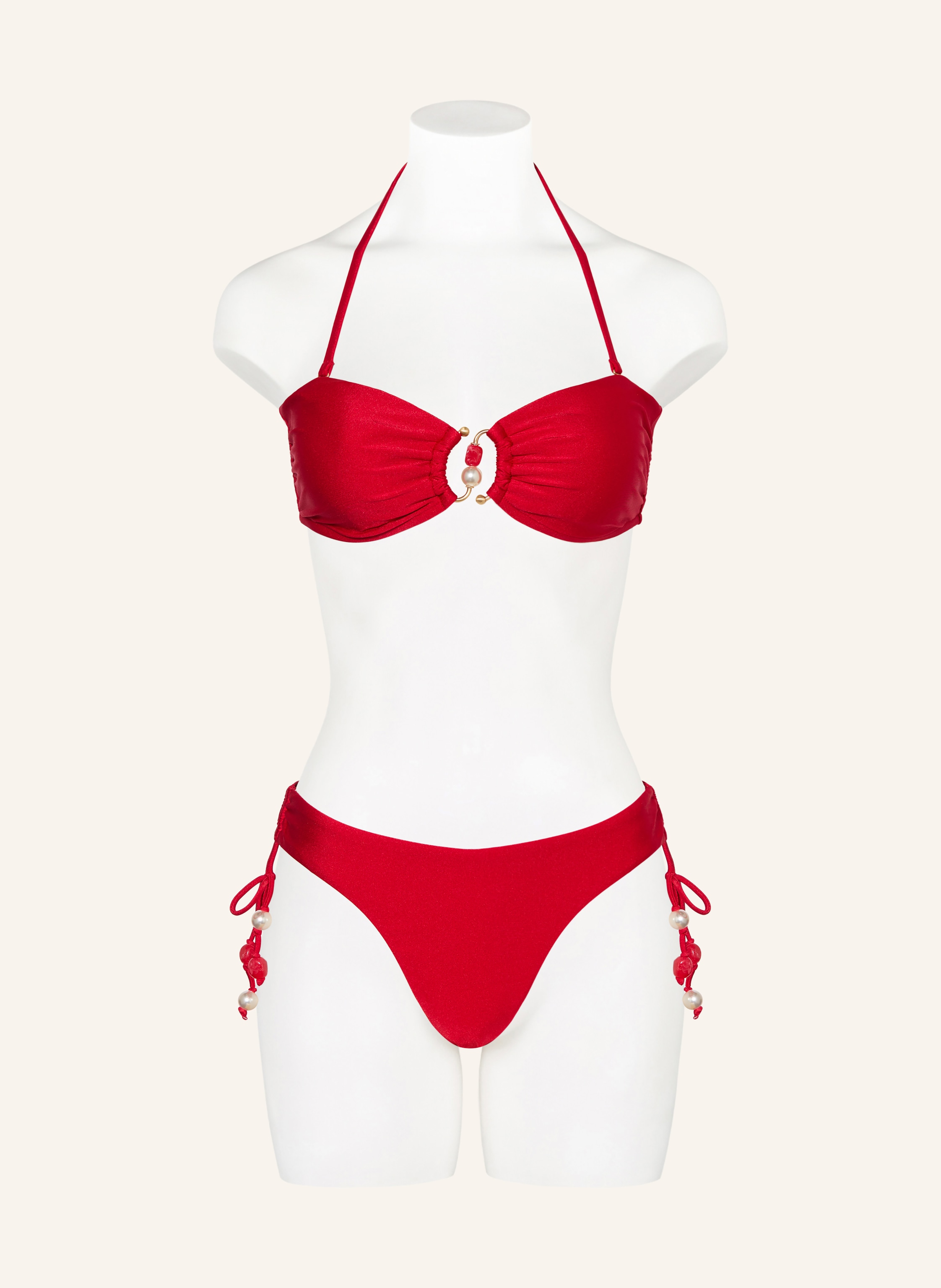 Thumbnail - Seafolly Bandeau-Bikini-Top Palermo rot