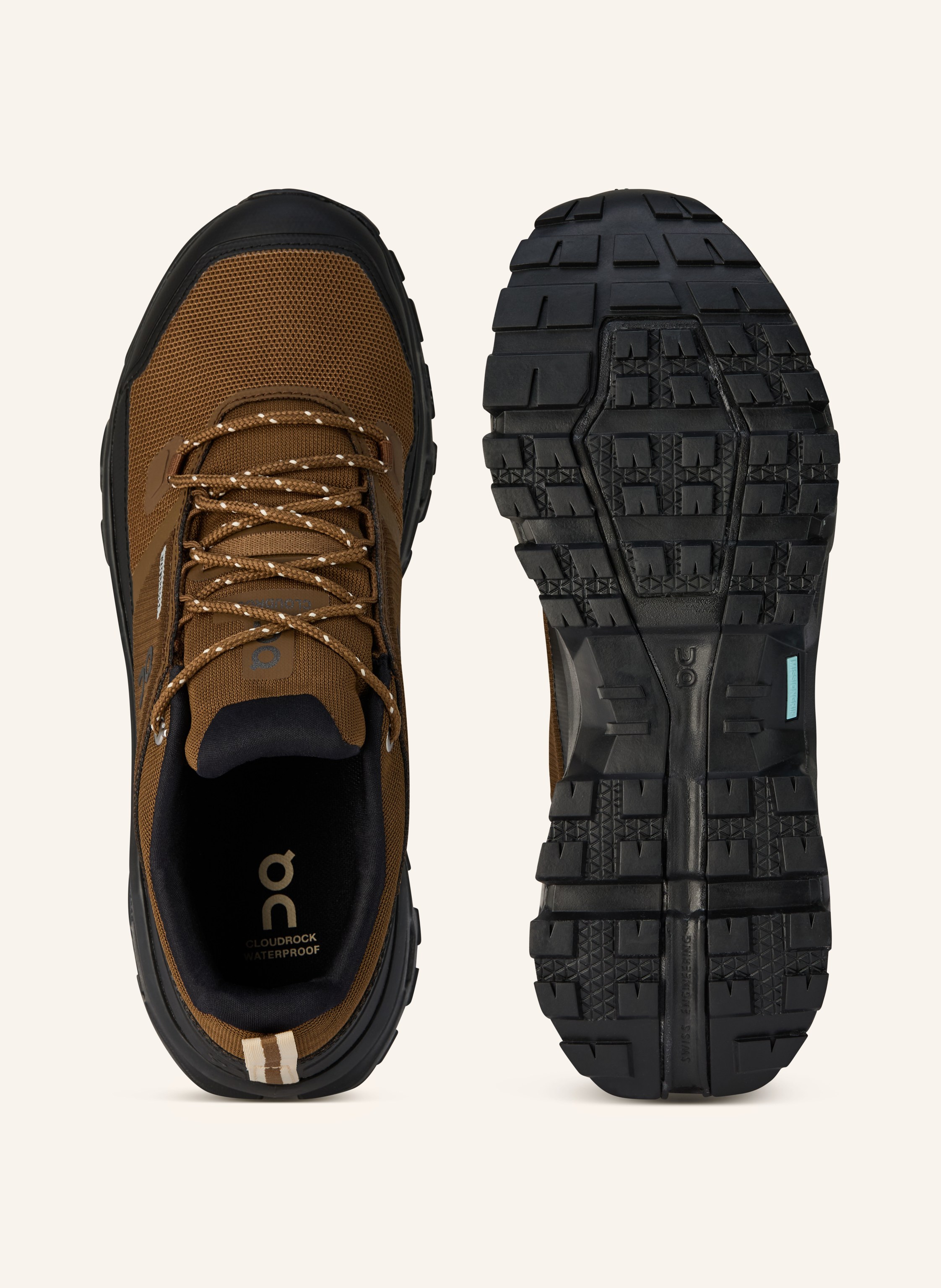 Thumbnail - On Wanderschuhe Cloudrock Low Wp braun