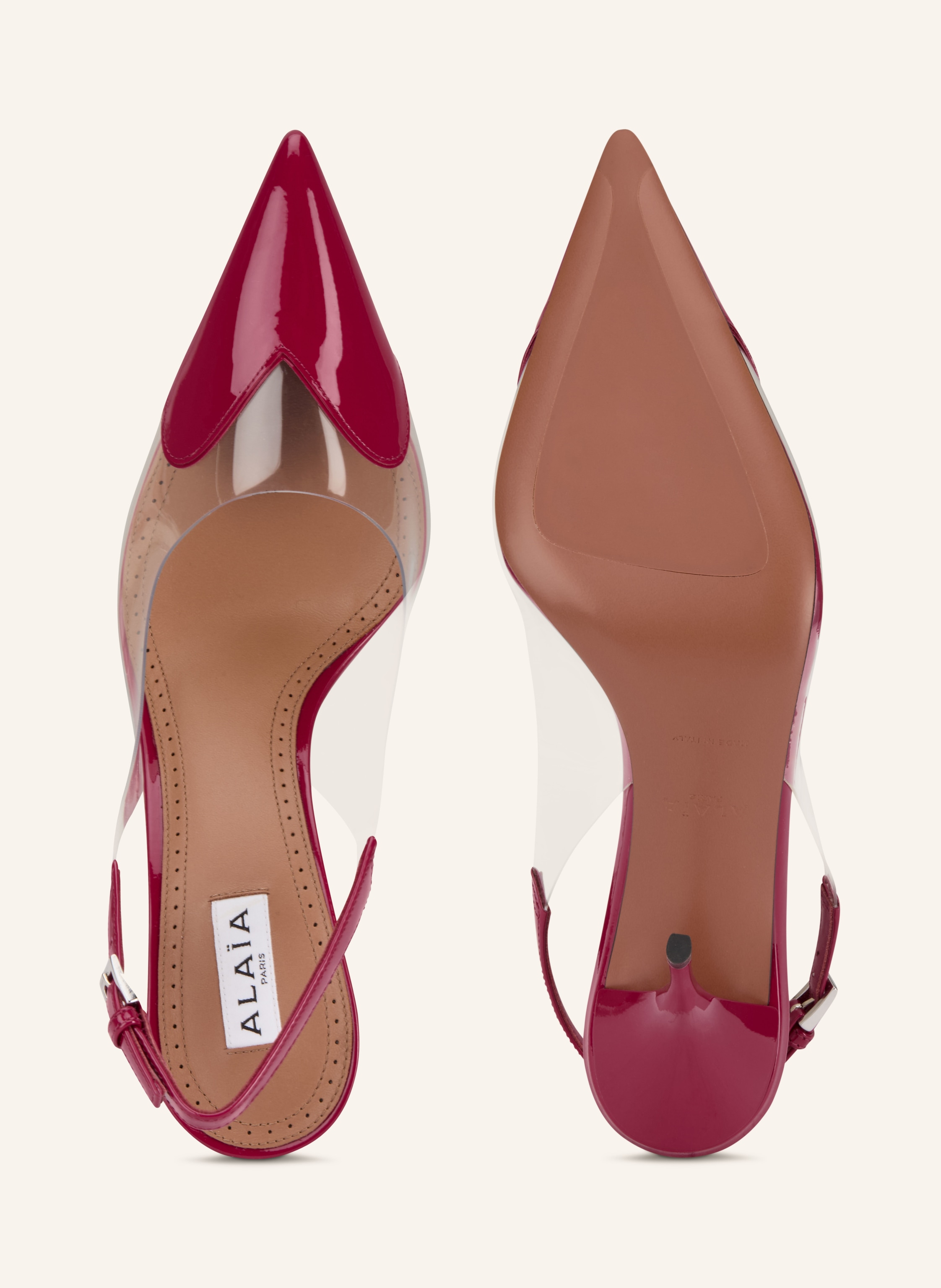 Thumbnail - Alaïa Slingpumps rot