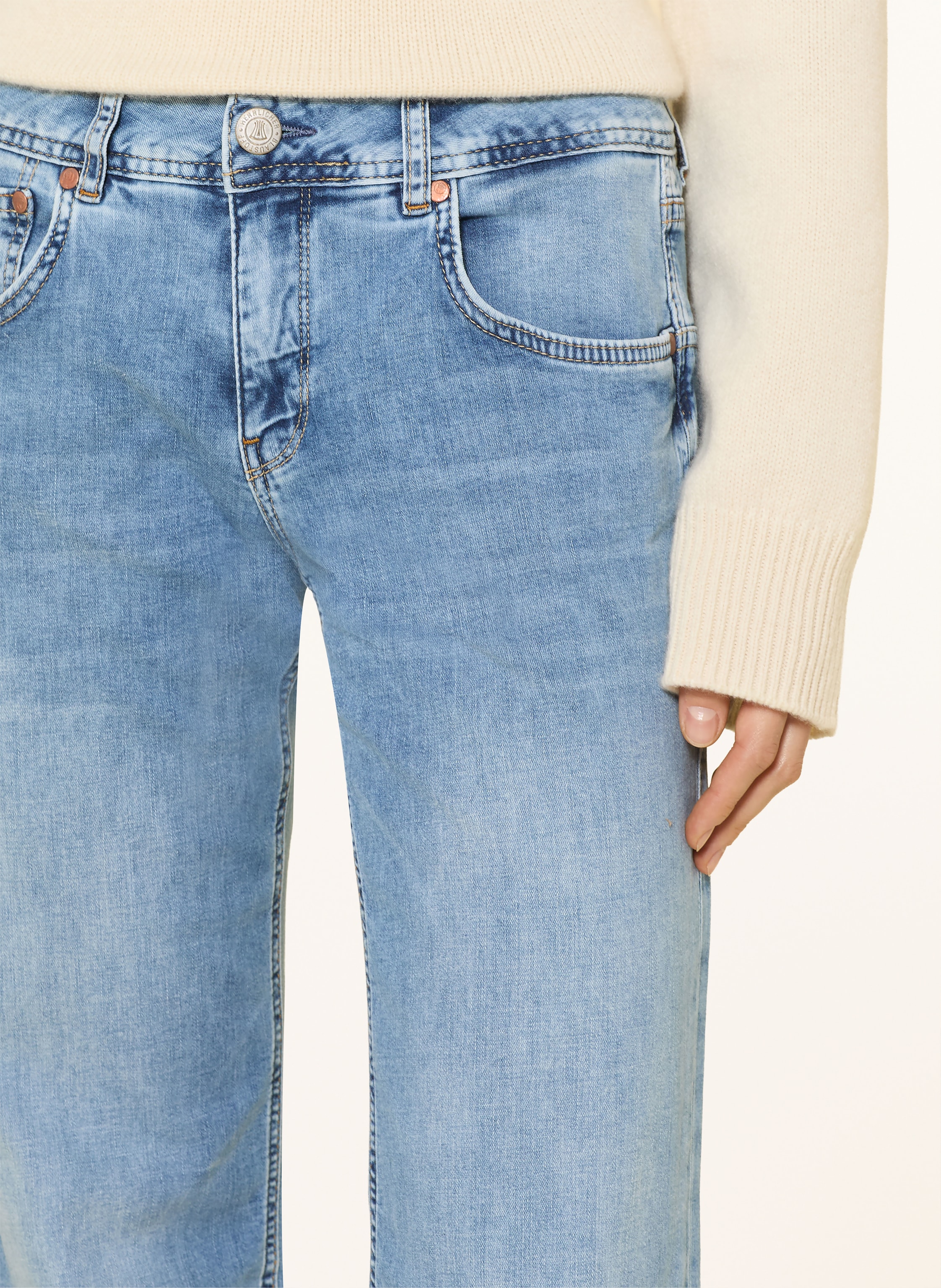 Thumbnail - Herrlicher Straight Jeans Edna blau