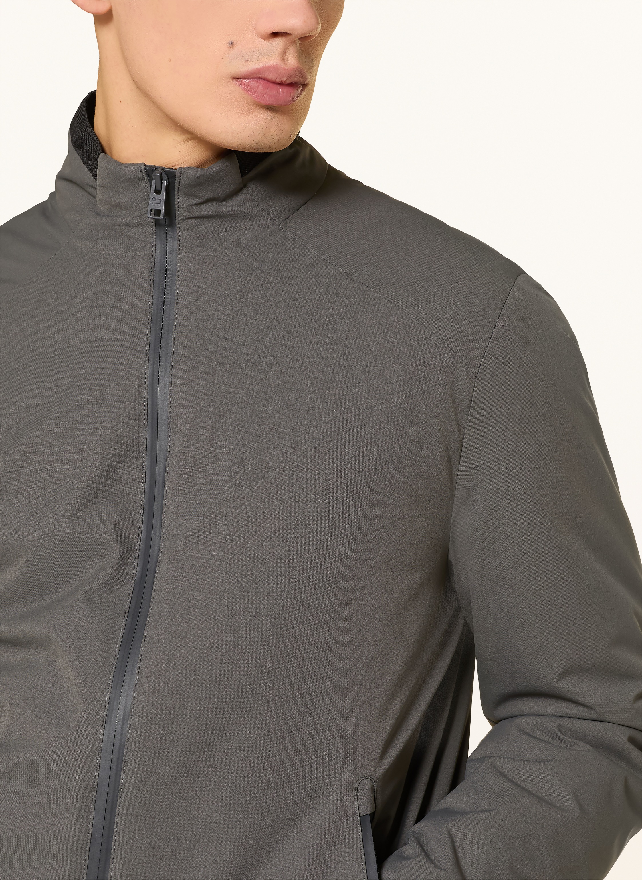 Thumbnail - Woolrich Daunenjacke Sailing grau