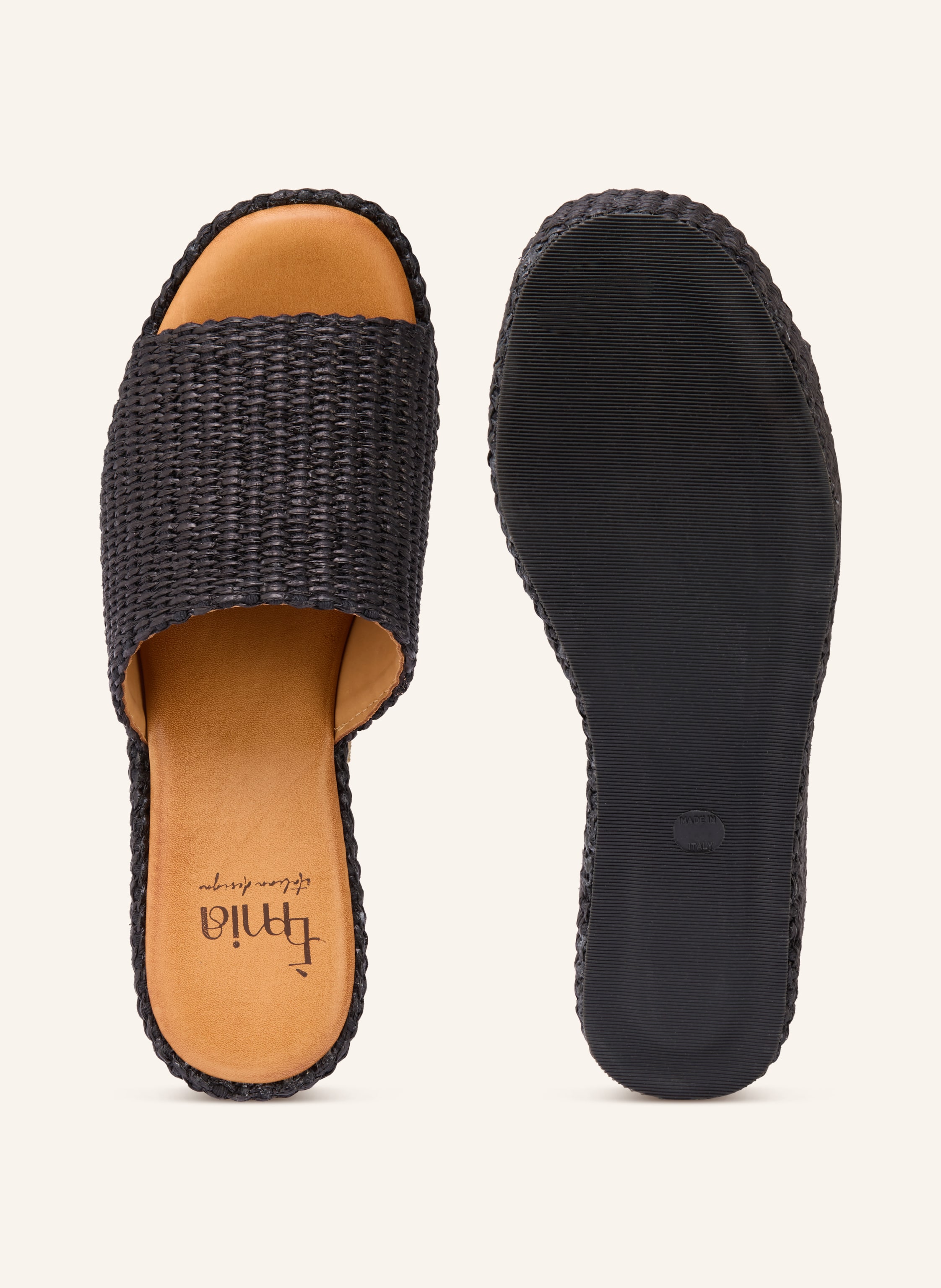 Thumbnail - È Mia Plateau-Wedges schwarz