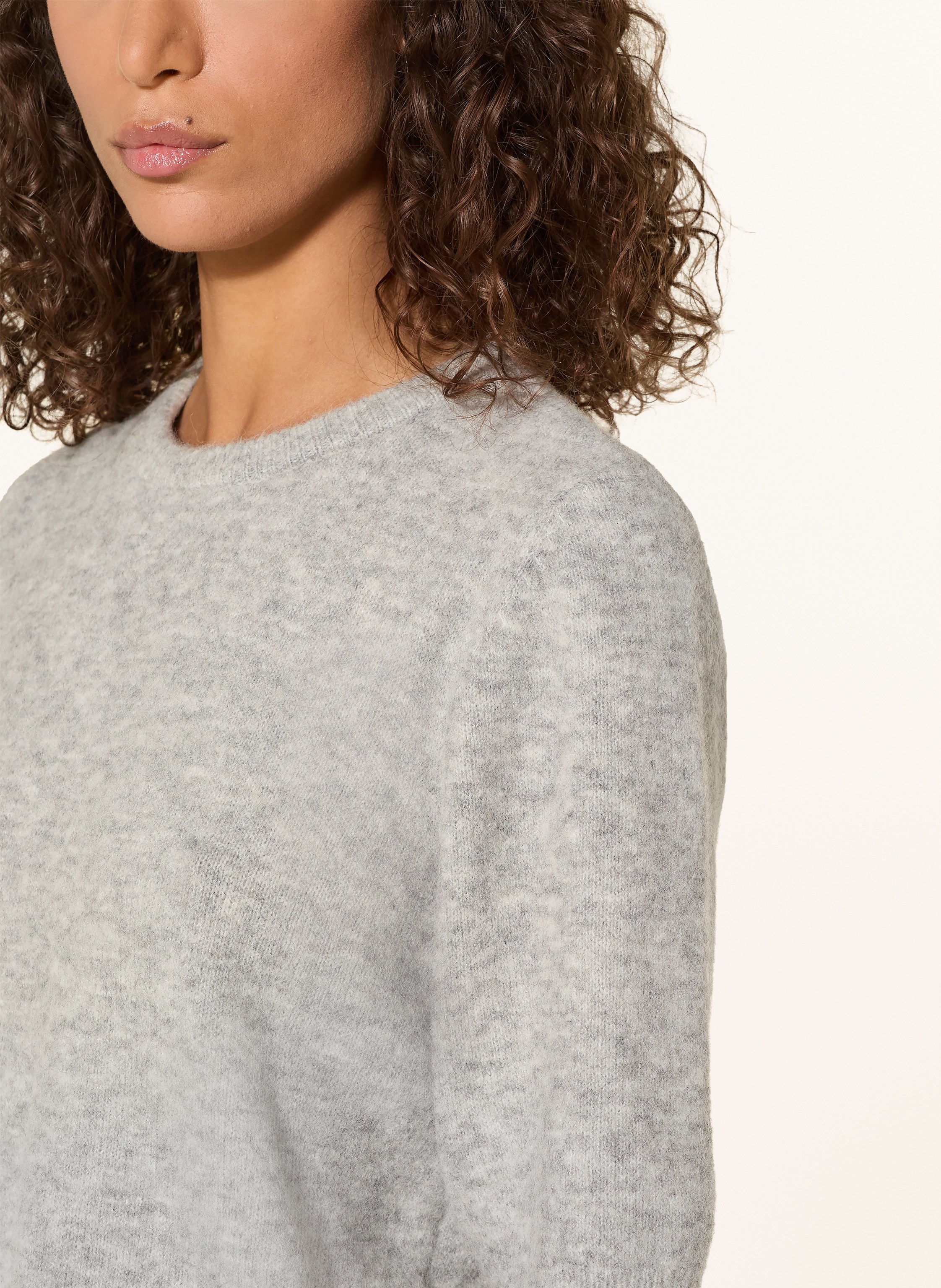 Thumbnail - Gestuz Strickshirt Alphagz Mit Alpaka grau