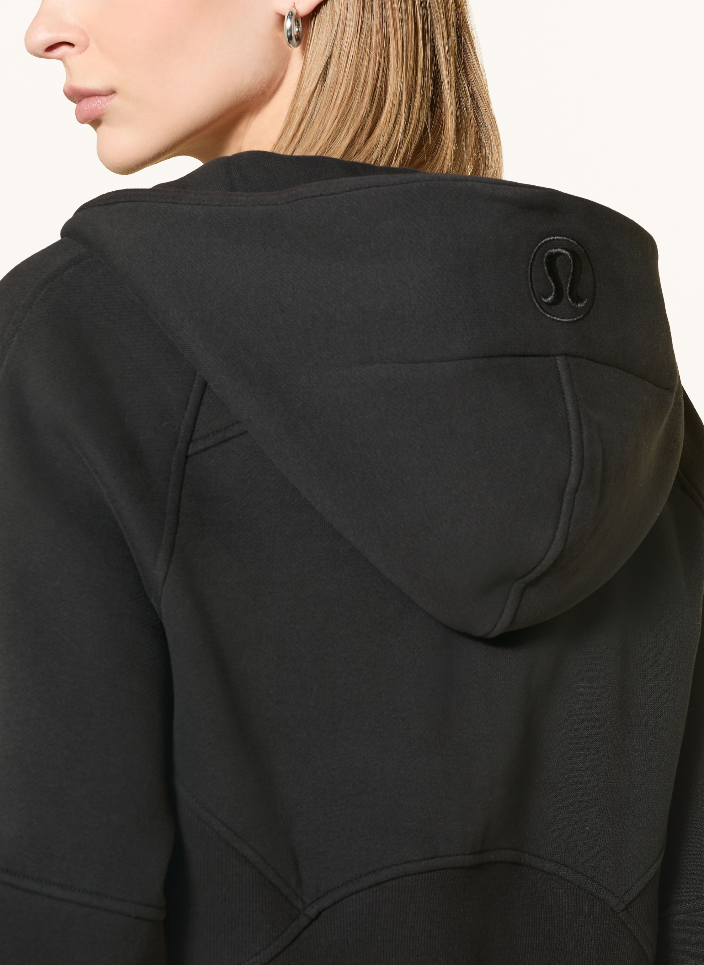 Thumbnail - Lululemon Hoodie Scuba Oversized Half Zip schwarz