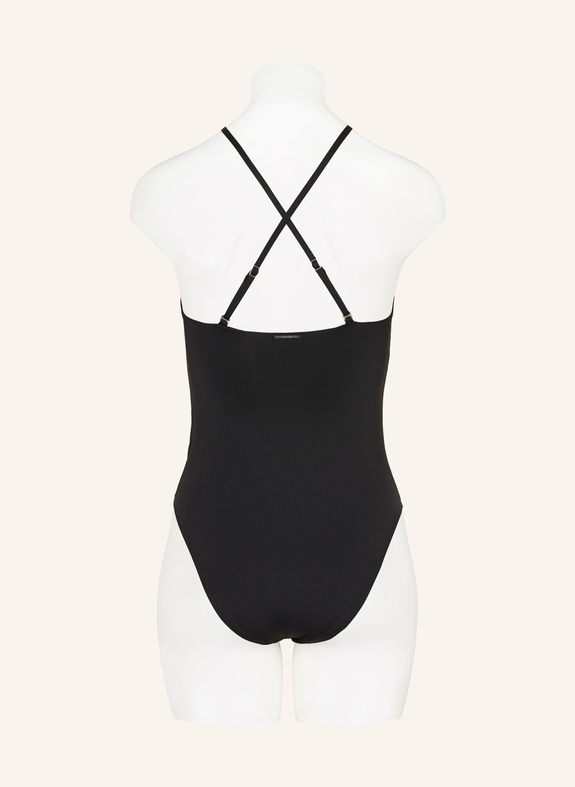 Thumbnail - Calvin Klein Bandeau-Badeanzug schwarz