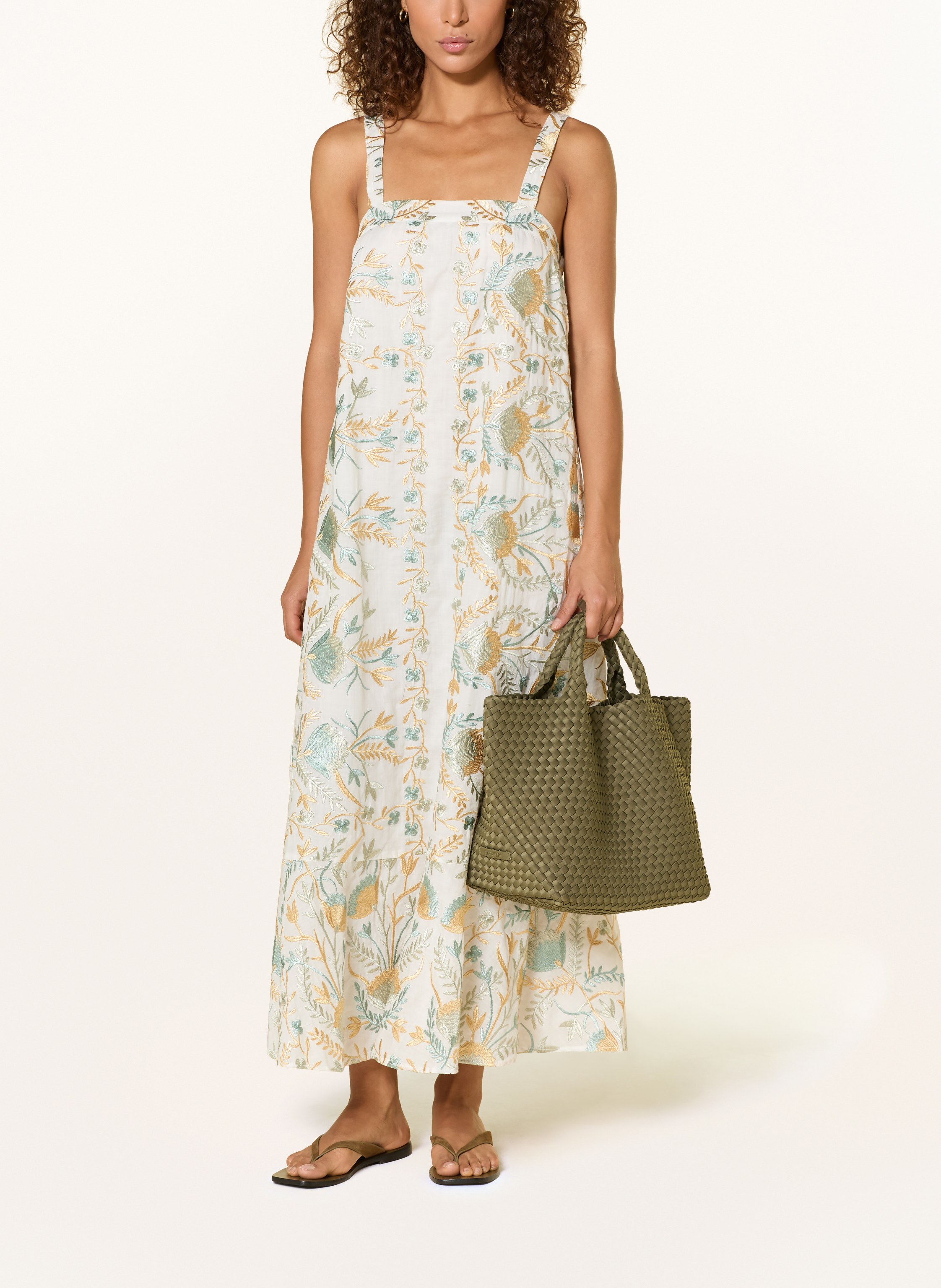 Thumbnail - Naghedi Handtasche St Barths Medium Mit Pouch gruen