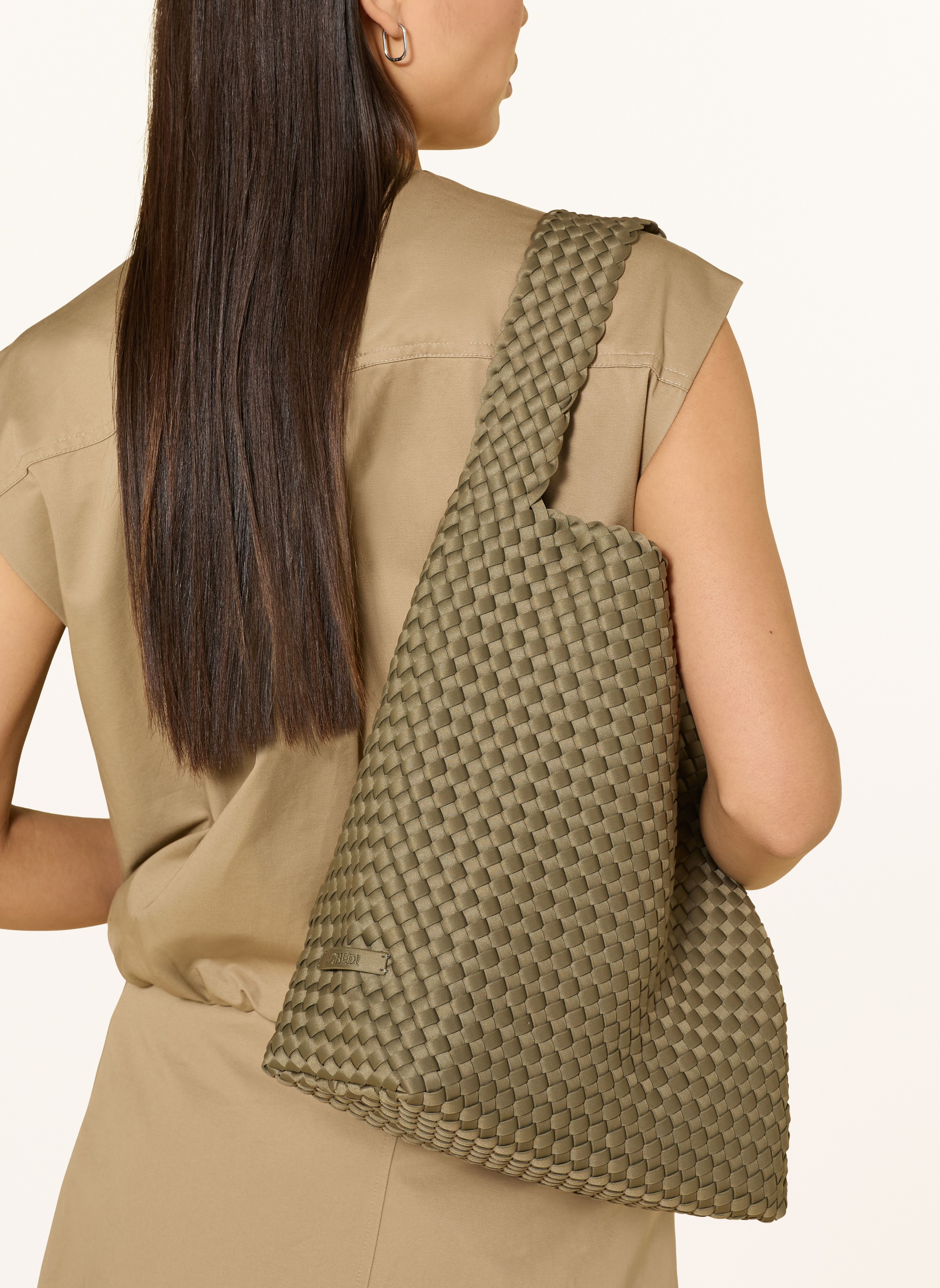 Thumbnail - Naghedi Beuteltasche Medium Mit Pouch gruen