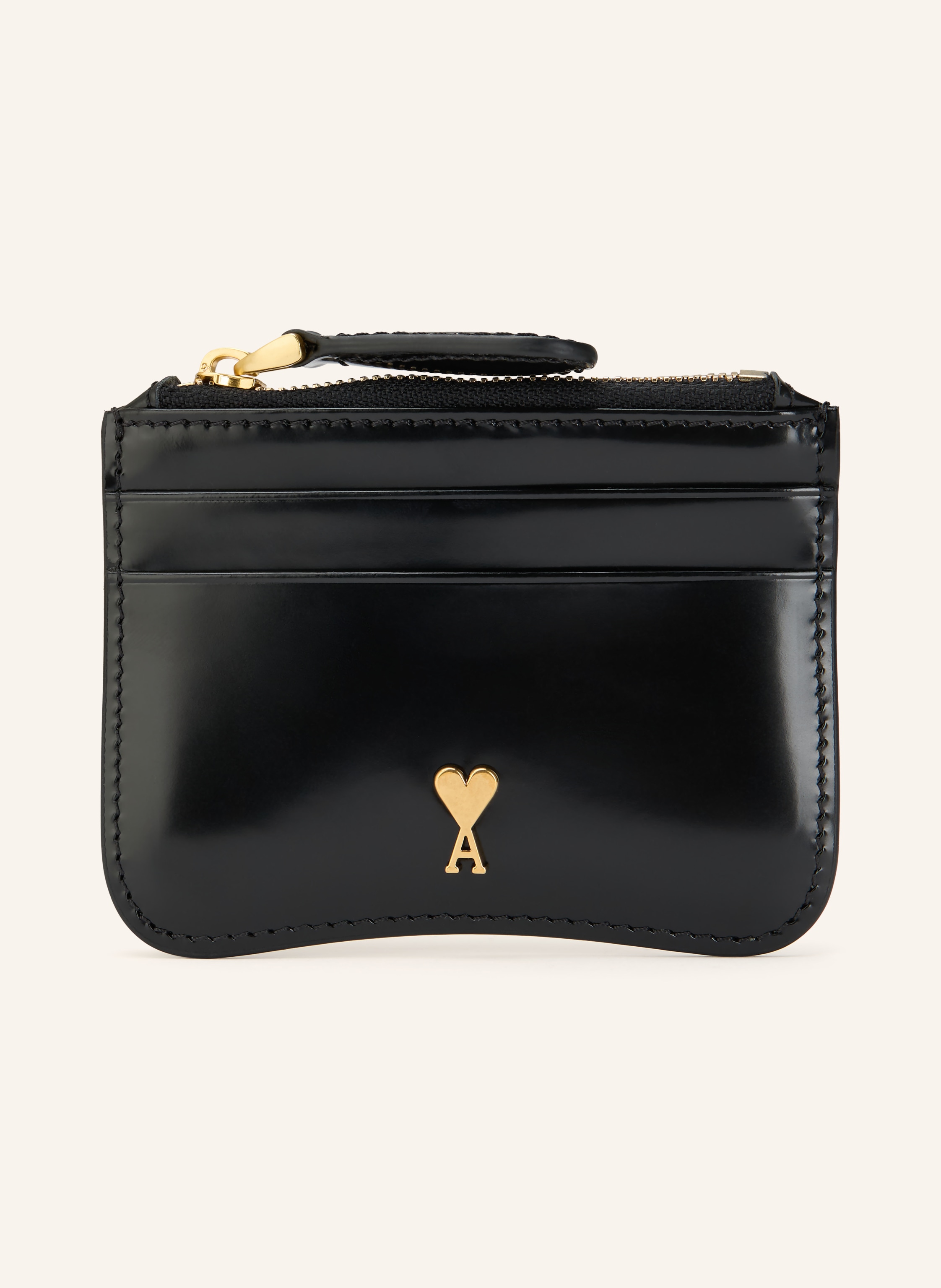 AMI Paris Ami Paris Kartenetui schwarz in SCHWARZ / GOLD