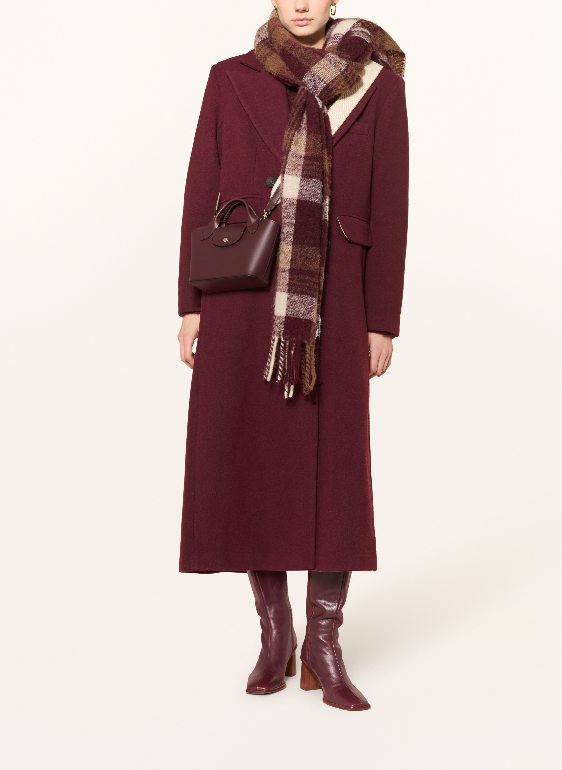 Thumbnail - Longchamp Umhängetasche Épure Xs rot