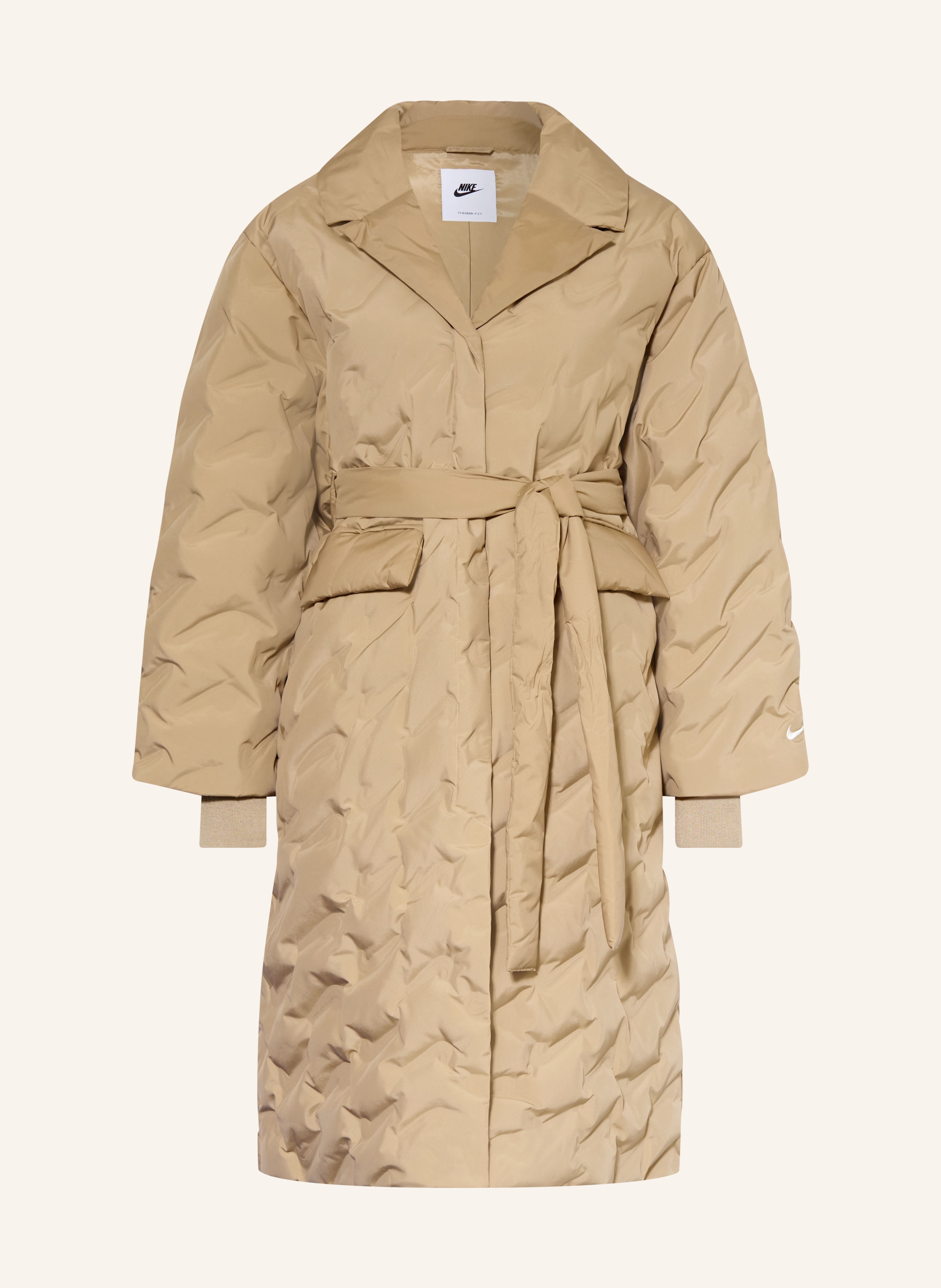Nike Oversized-Daunenmantel Sportswear Swoosh beige