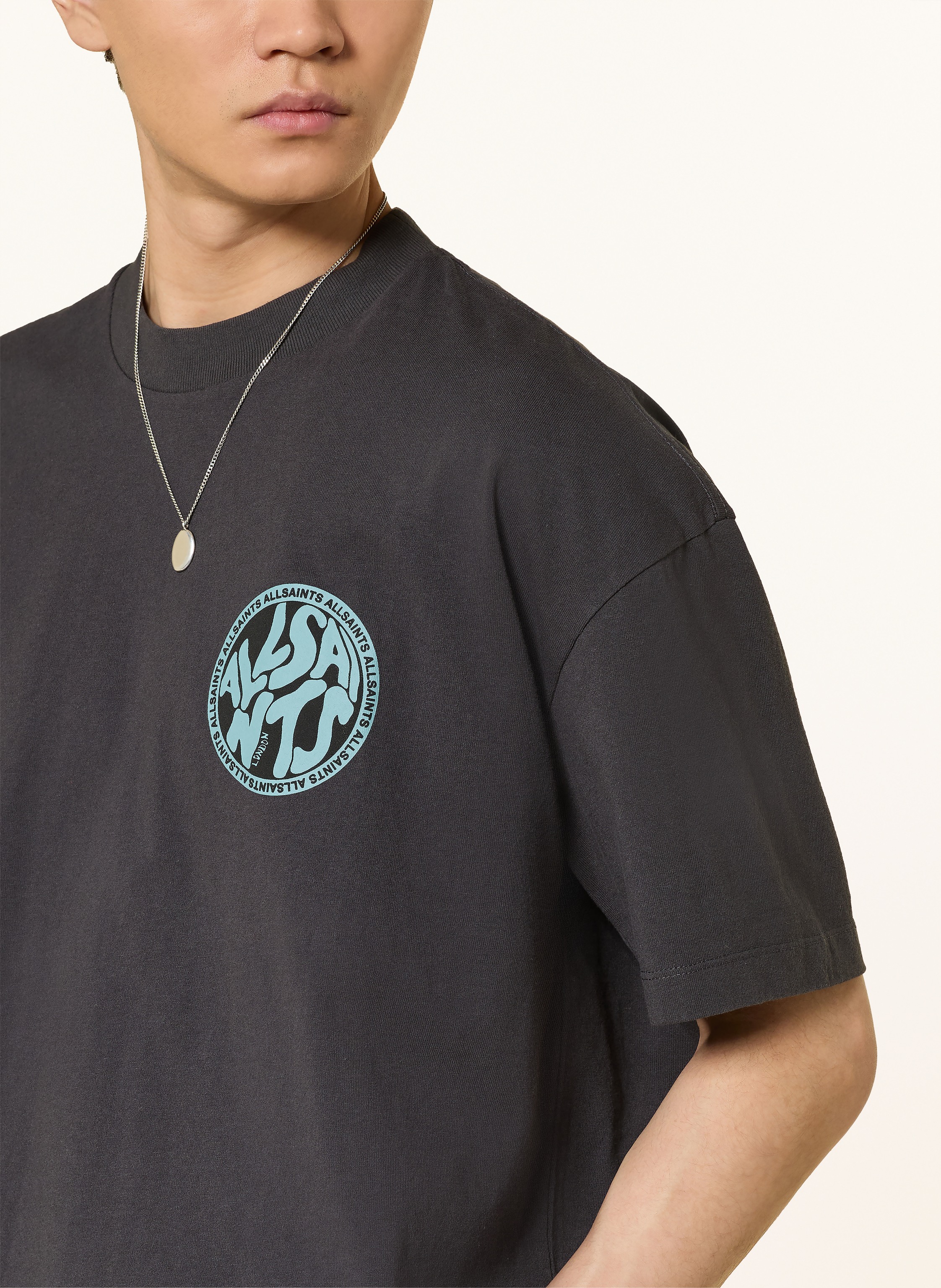 Thumbnail - Allsaints T-Shirt Distortion schwarz