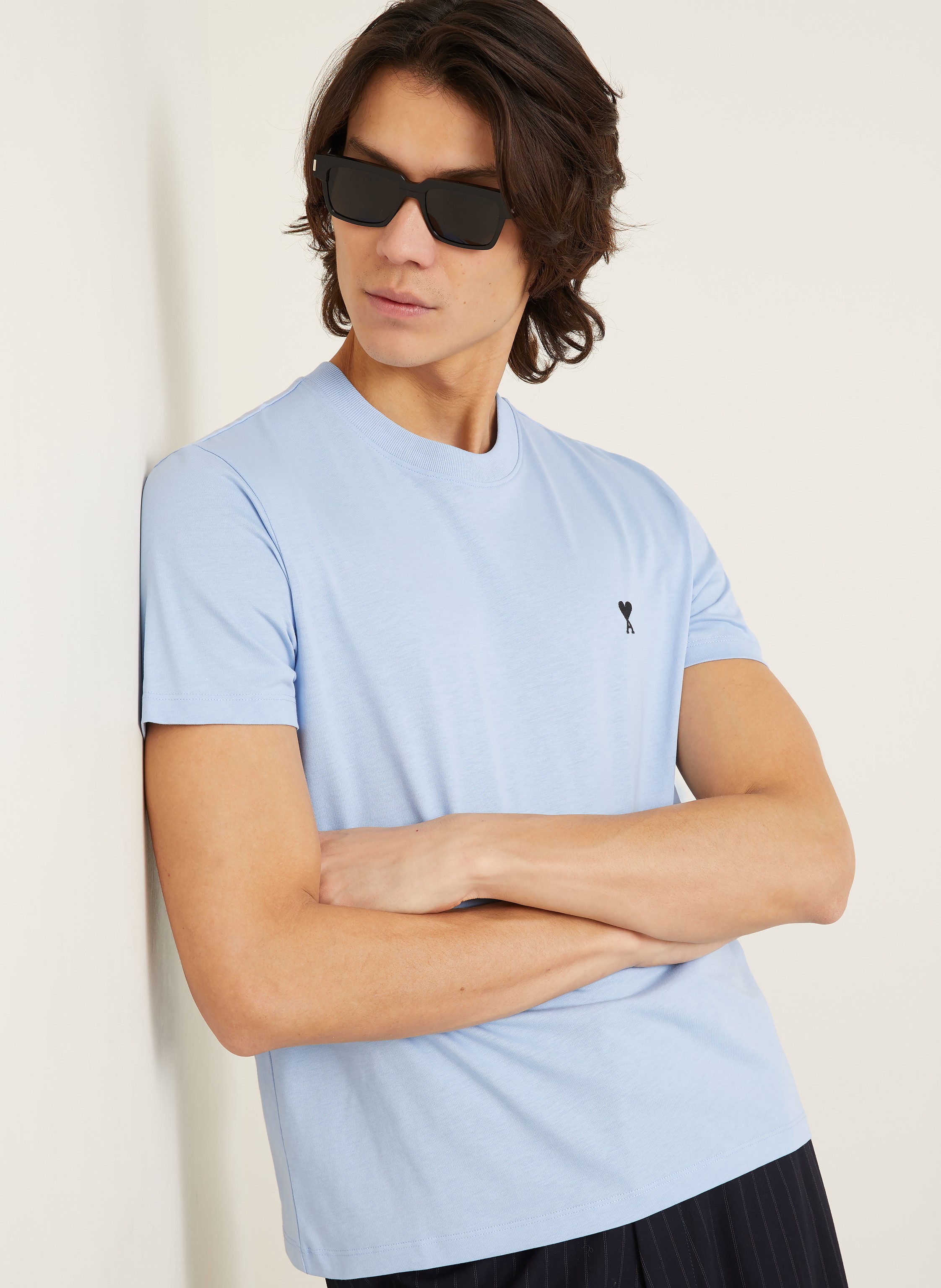 Thumbnail - Ami Paris T-Shirt blau