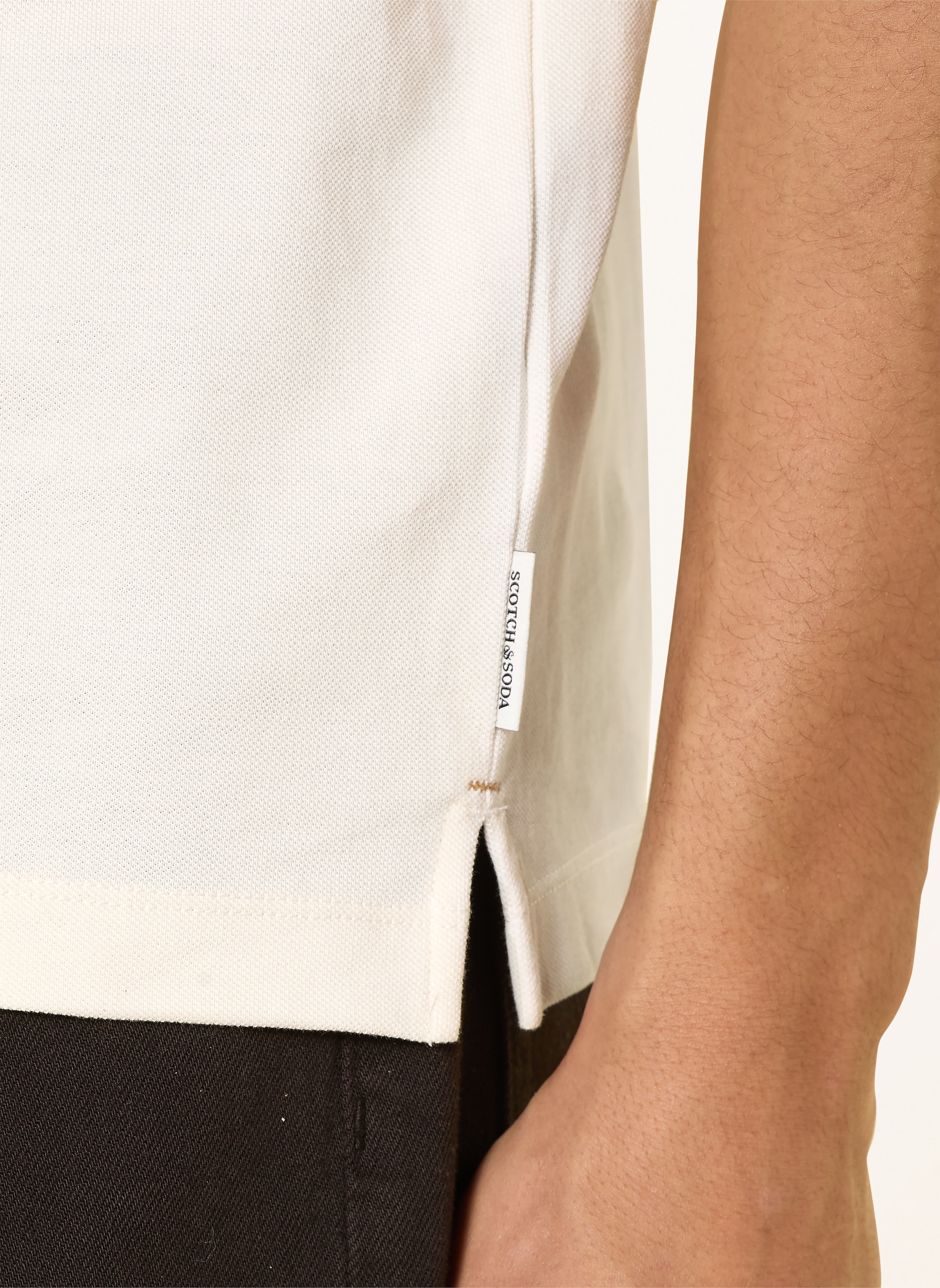 Thumbnail - Scotch & Soda Piqué-Poloshirt weiss