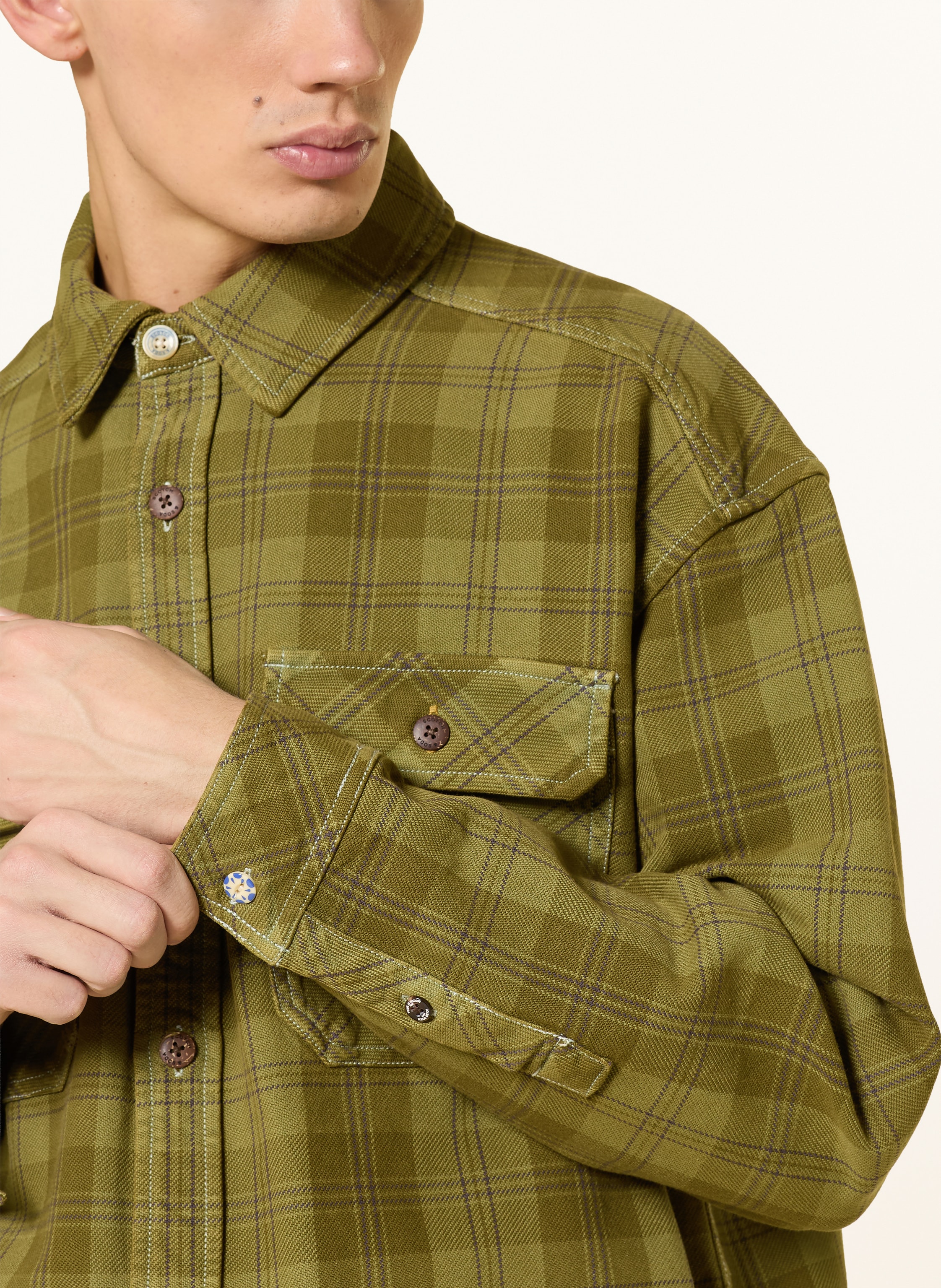 Thumbnail - Scotch & Soda Overjacket gruen