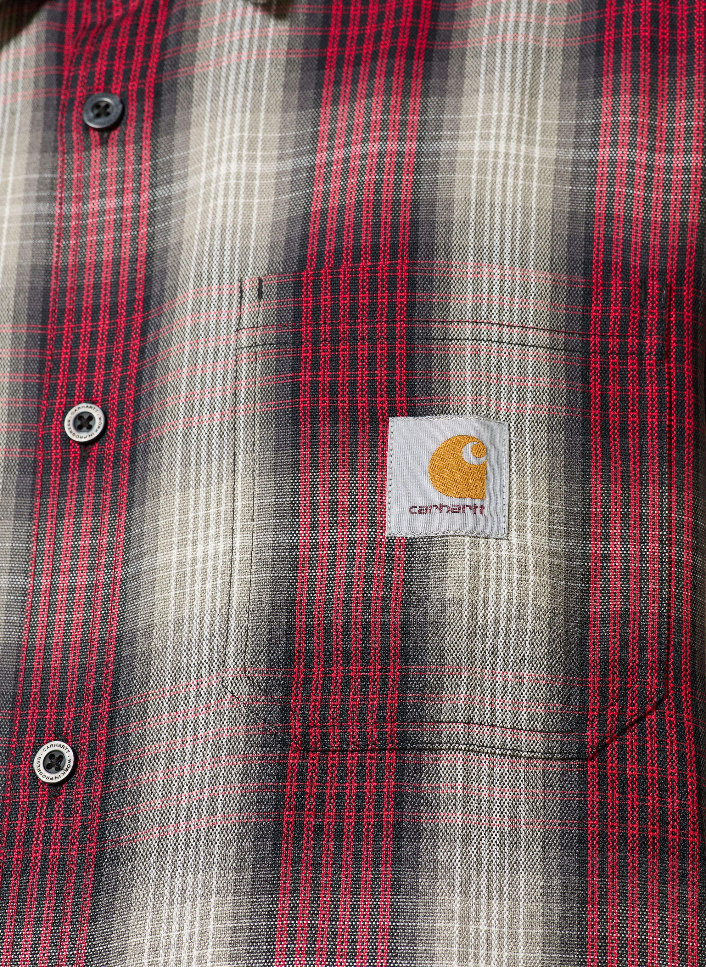 Thumbnail - Carhartt Wip Hemd Harlin Comfort Fit rot