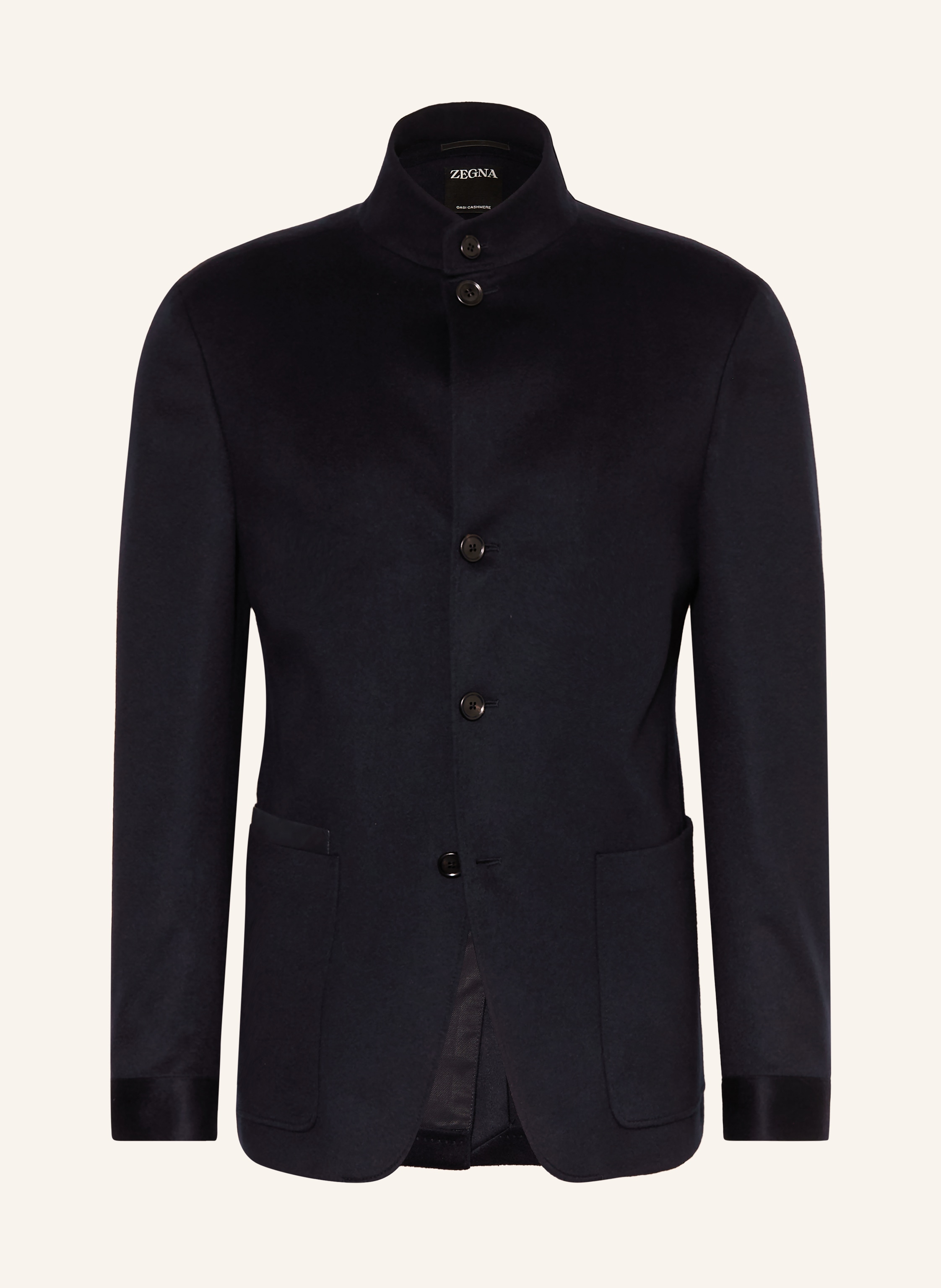 Zegna Zegna Cashmere-Sakko Regular Fit blau in DUNKELBLAU