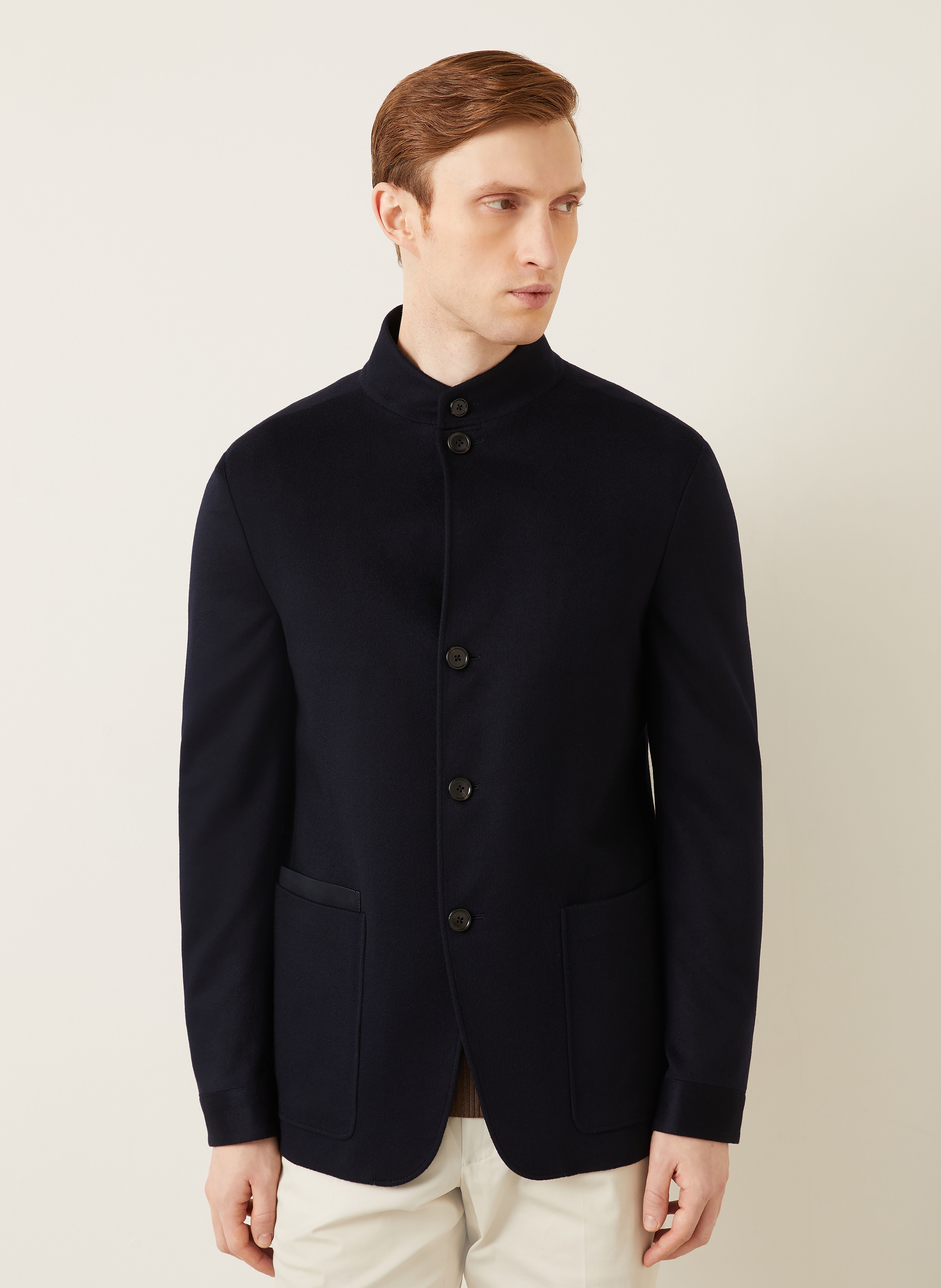 Thumbnail - Zegna Cashmere-Sakko Regular Fit blau