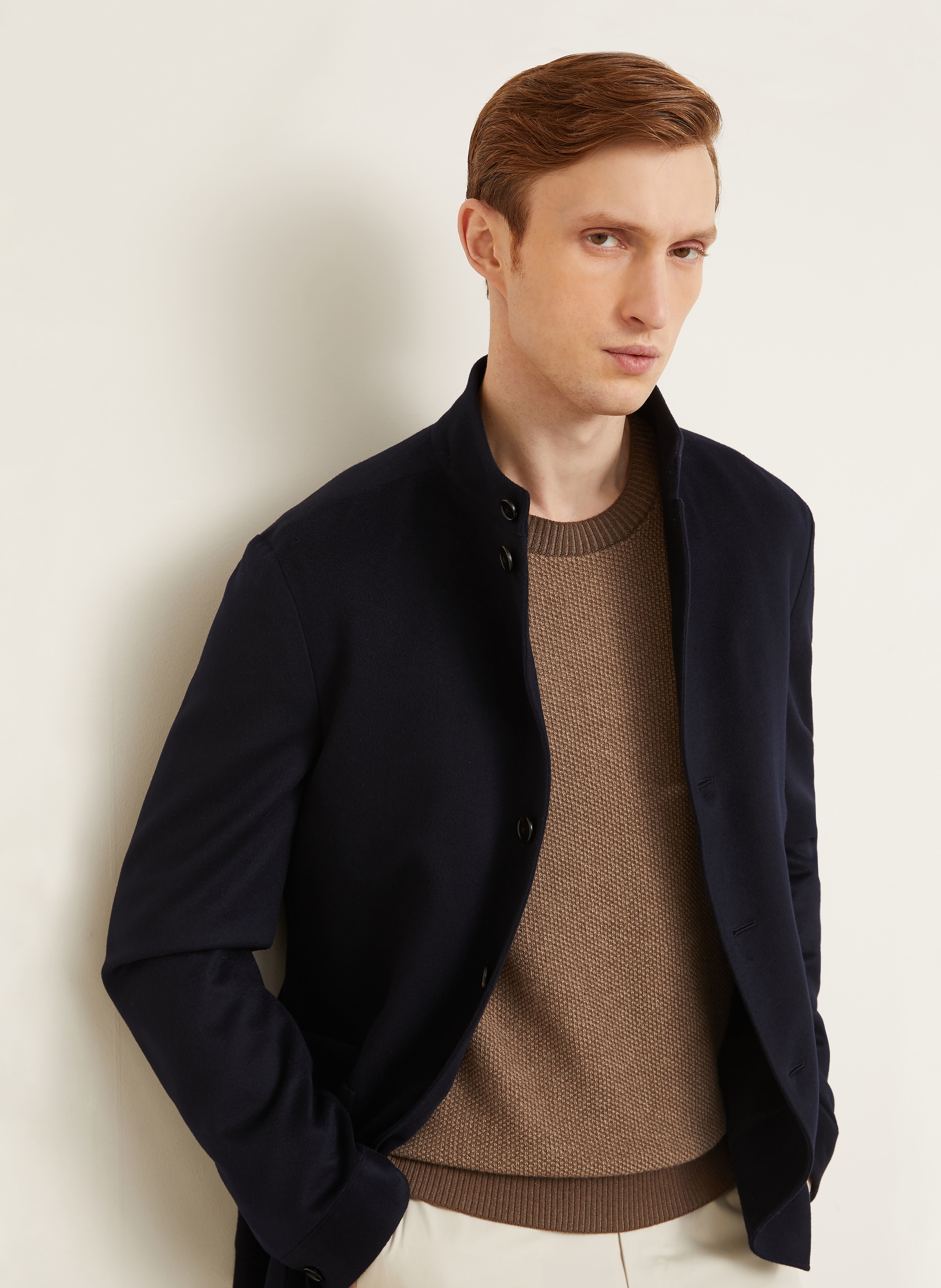 Thumbnail - Zegna Cashmere-Sakko Regular Fit blau