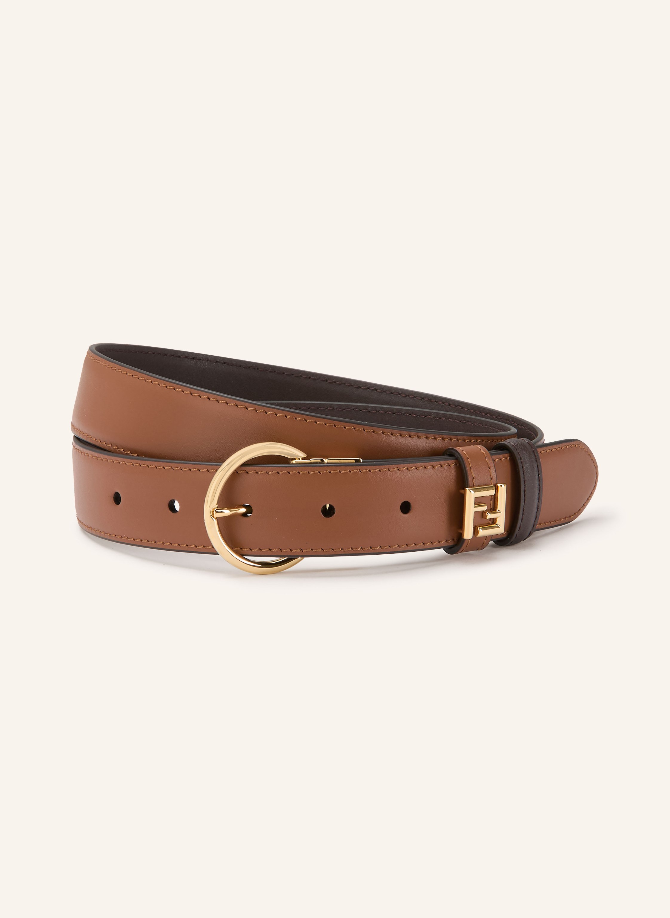 Fendi Fendi Ledergürtel Zum Wenden braun in BRAUN / DUNKELBRAUN