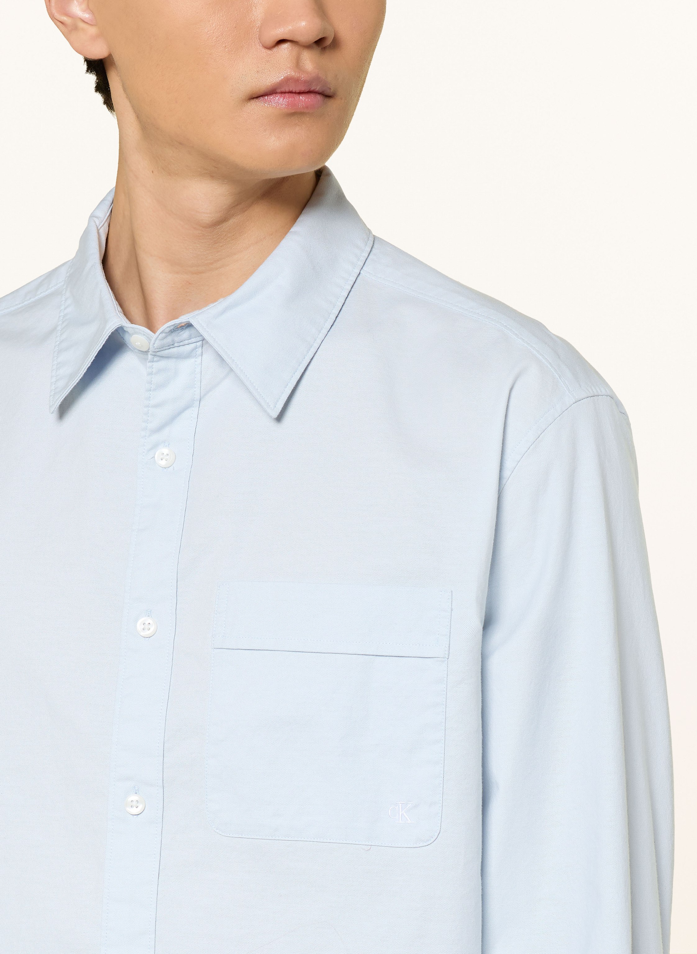 Thumbnail - Calvin Klein Jeans Oxfordhemd Comfort Fit blau