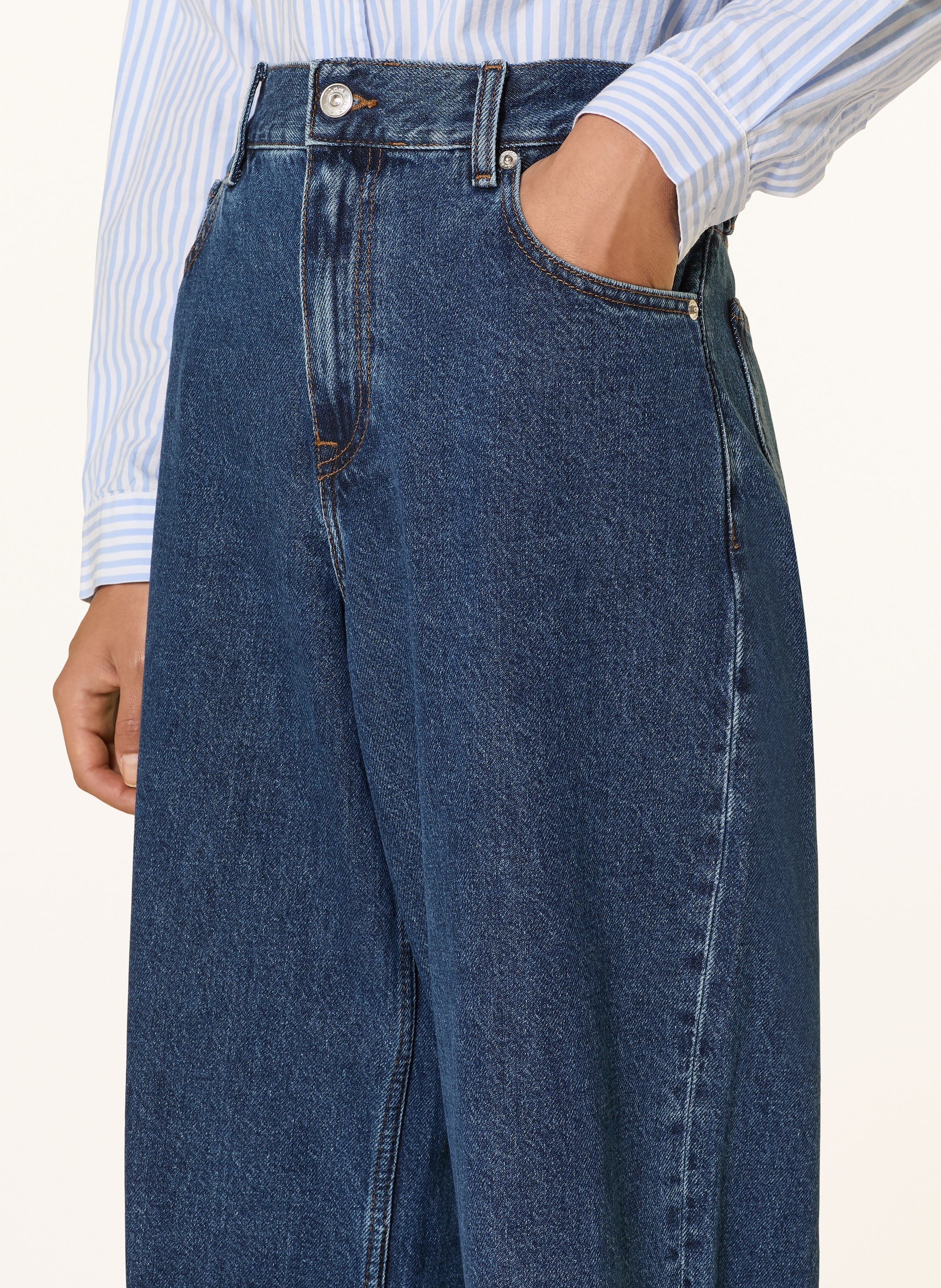 Thumbnail - Tommy Hilfiger Wide Leg Jeans blau
