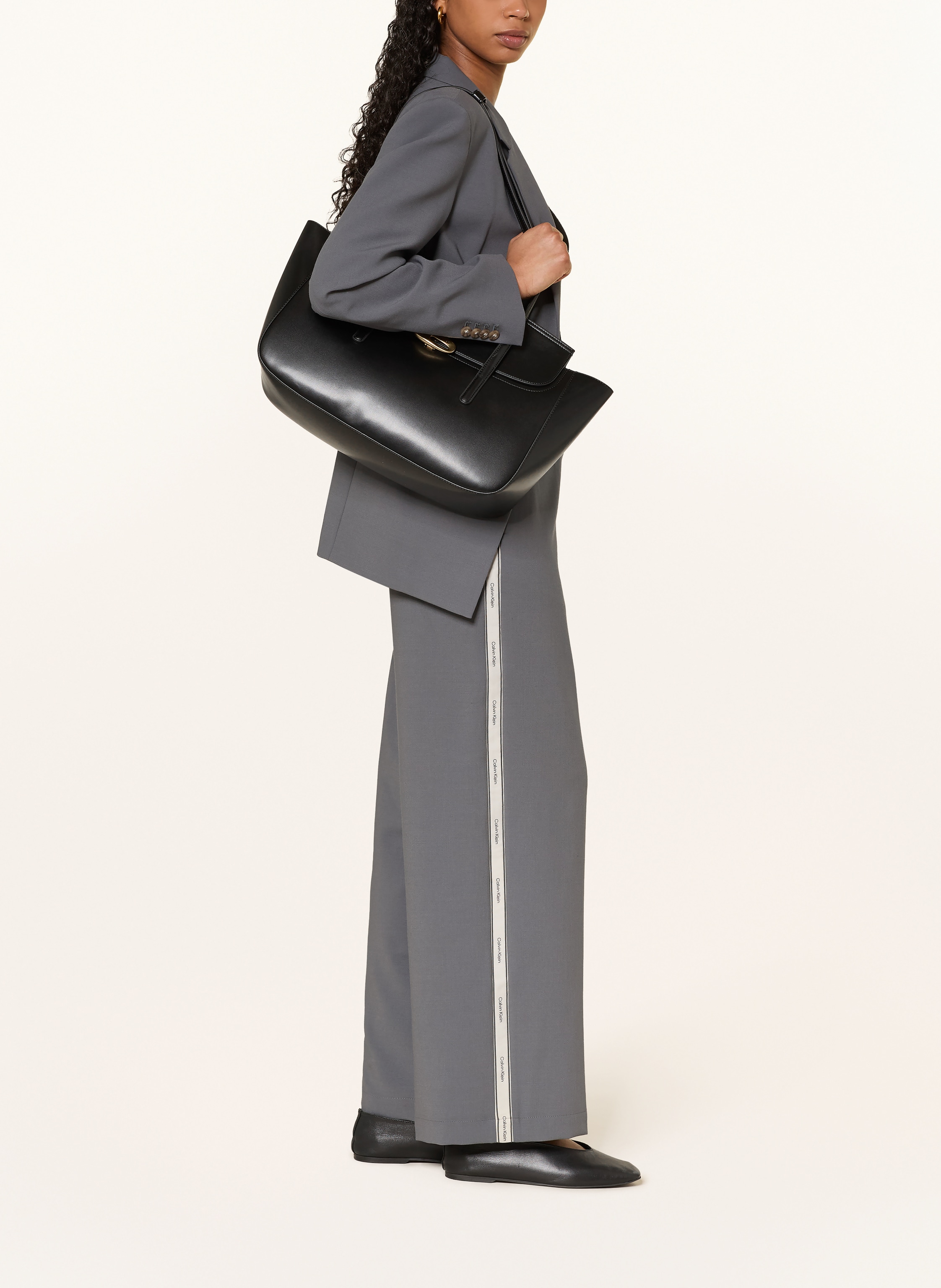 Thumbnail - Calvin Klein Marlenehose grau