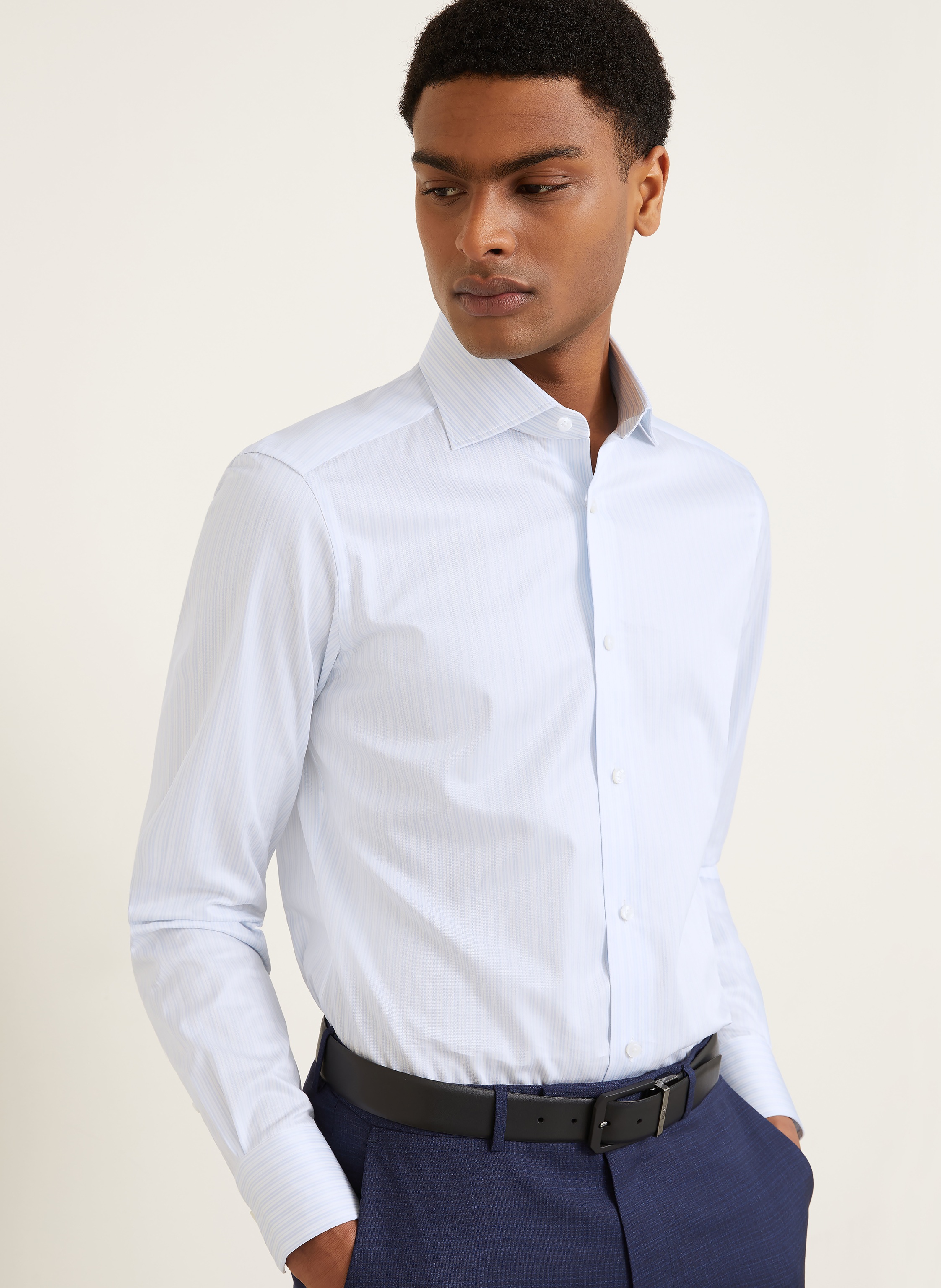 Thumbnail - Zegna Hemd Regular Fit blau