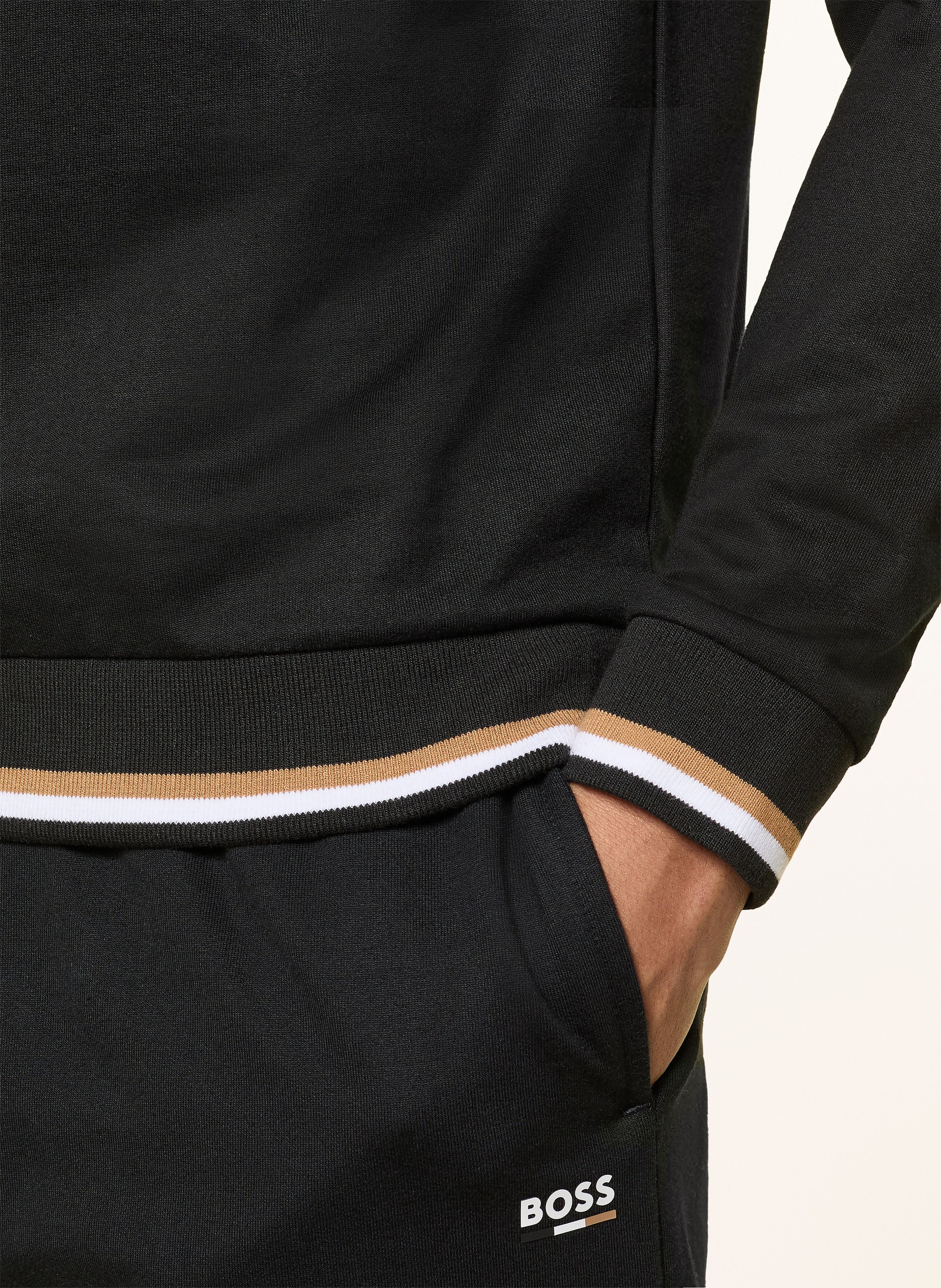 Thumbnail - Boss Lounge-Sweatshirt Iconic schwarz