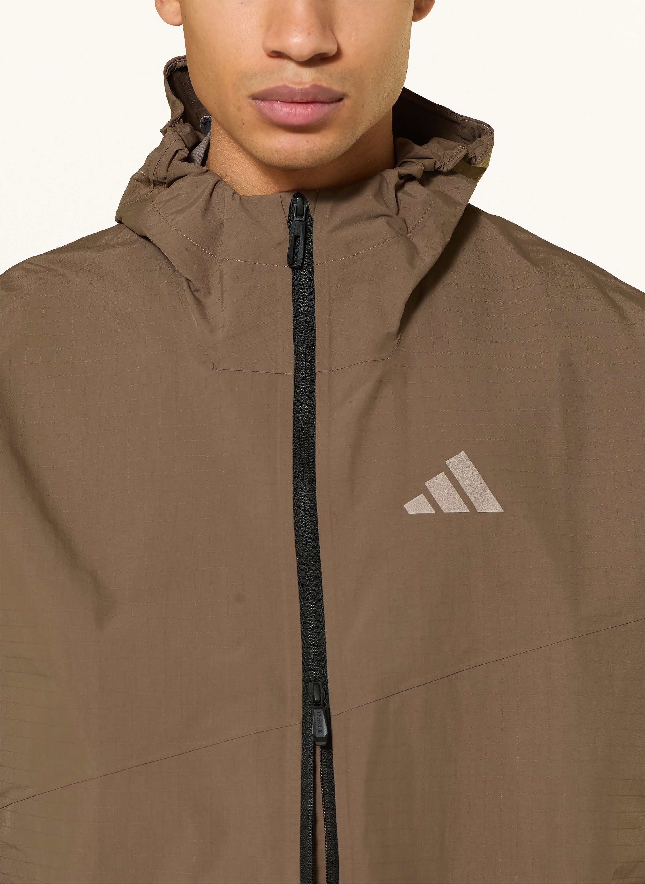 Thumbnail - Adidas Terrex Regenjacke Xploric braun