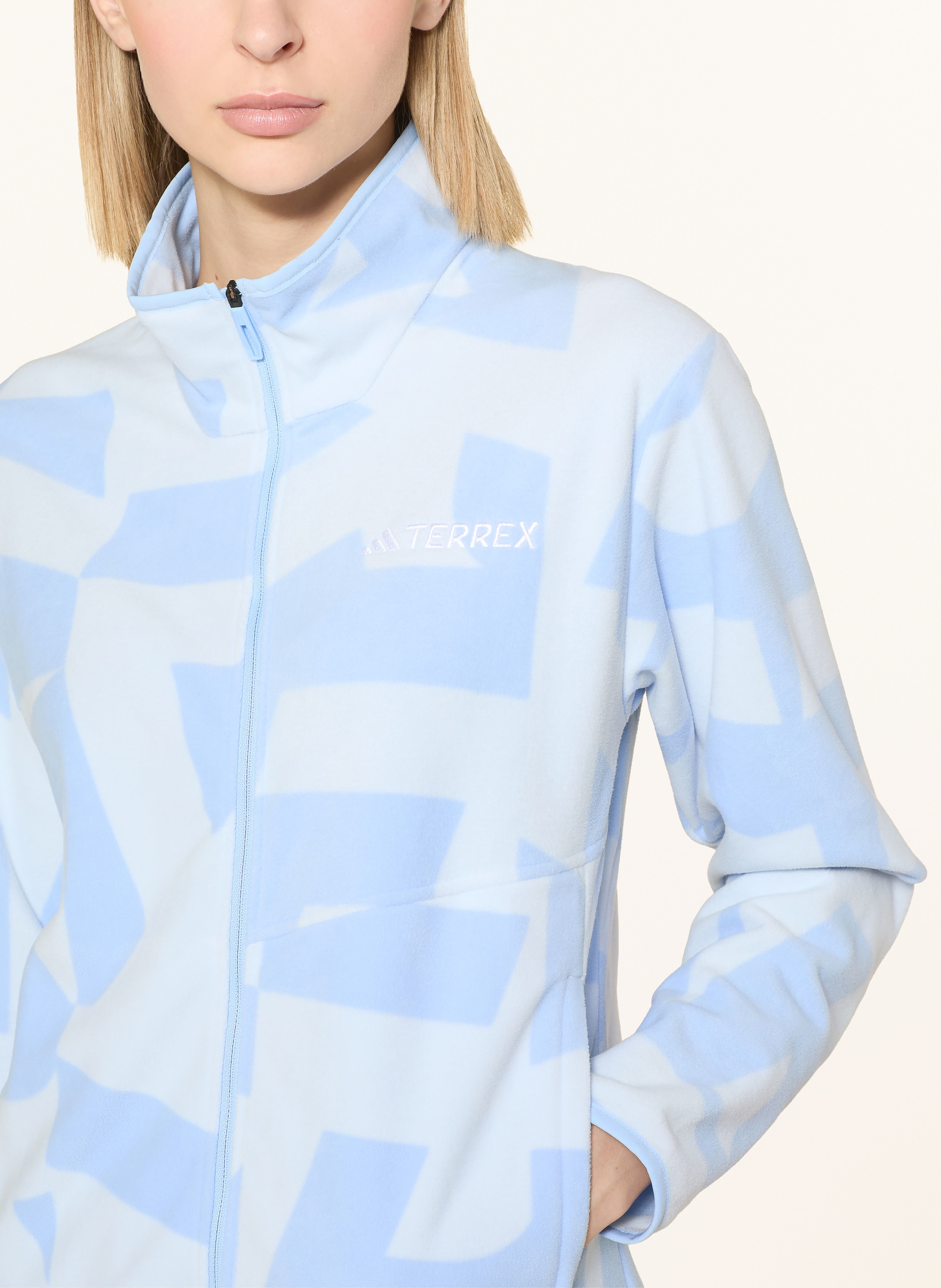 Thumbnail - Adidas Terrex Fleecejacke Terrex blau