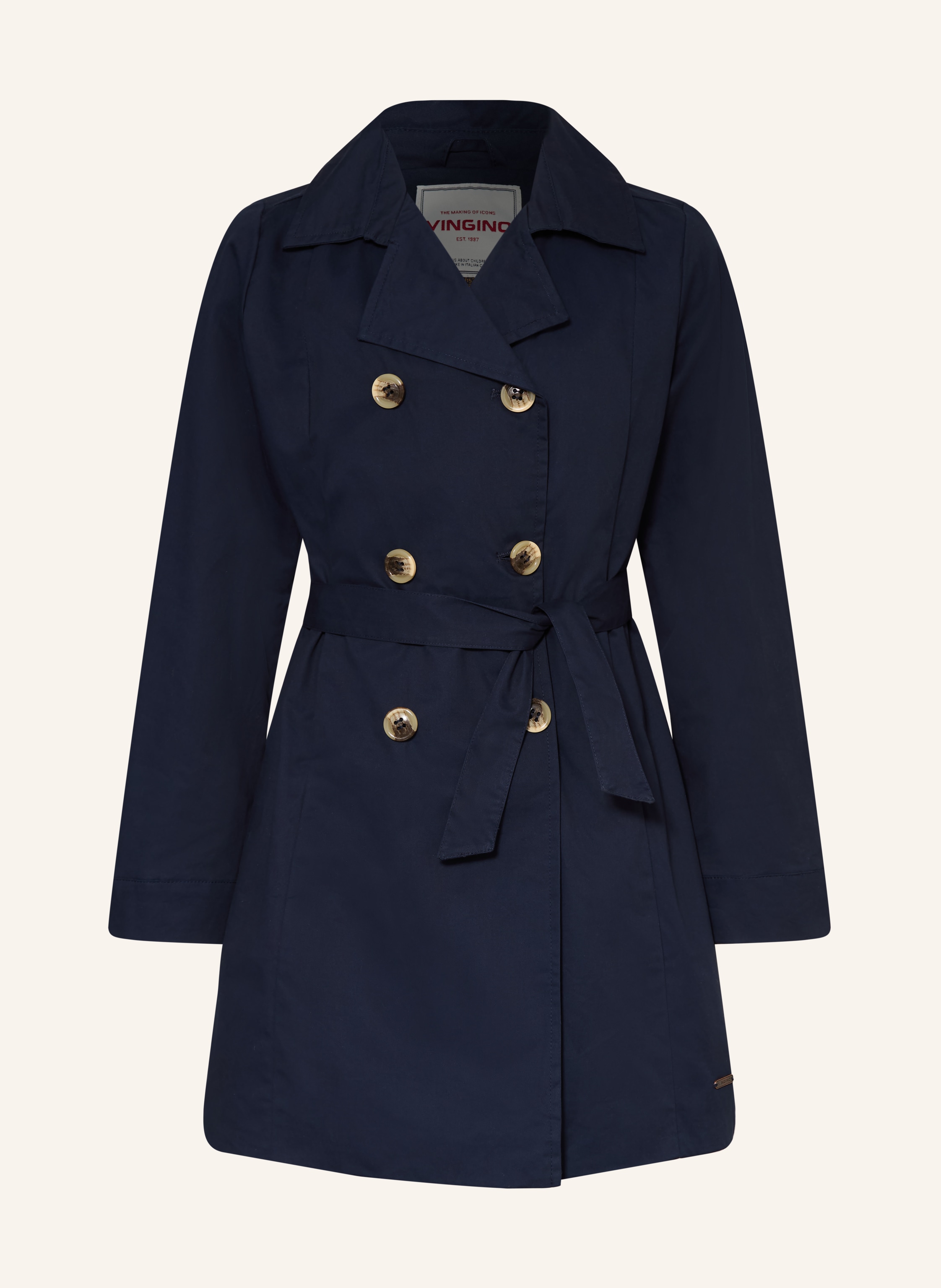 Vingino Trenchcoat Tuvanne blau