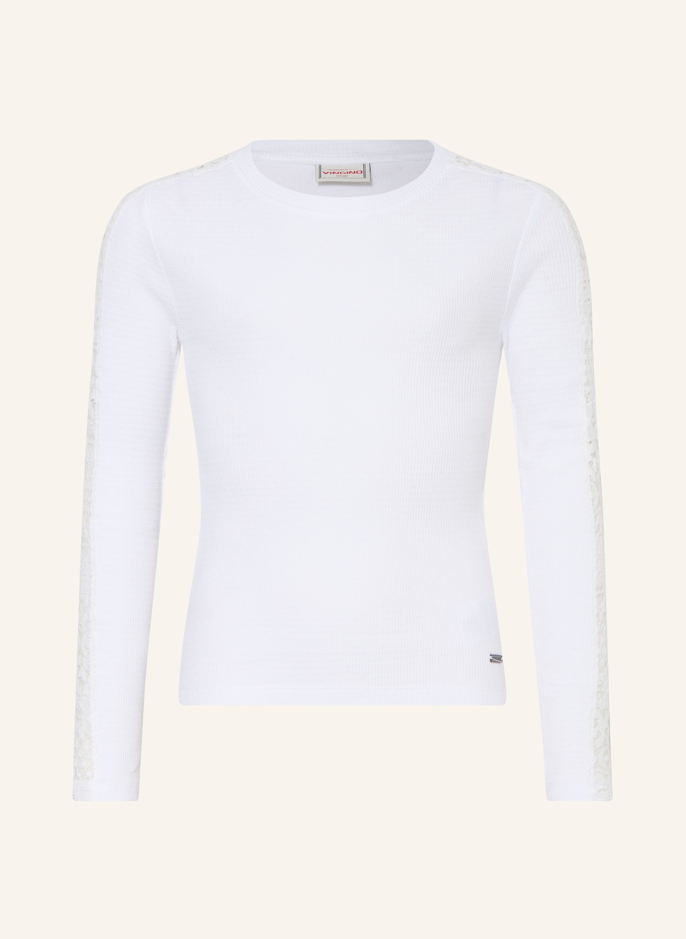Vingino Longsleeve Jaisi Mit Spitze weiss