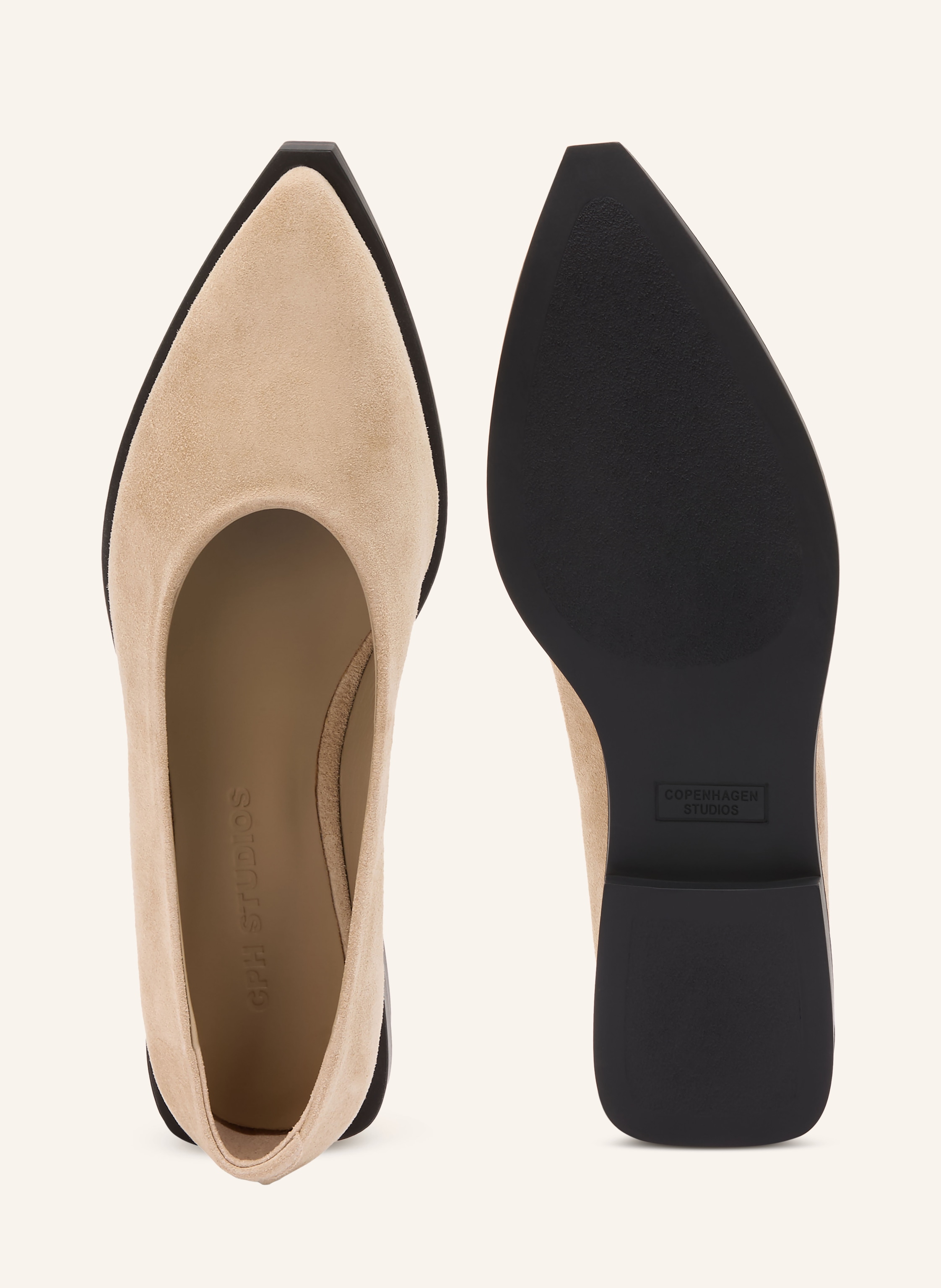 Thumbnail - Copenhagen Studios Ballerinas cph415 beige