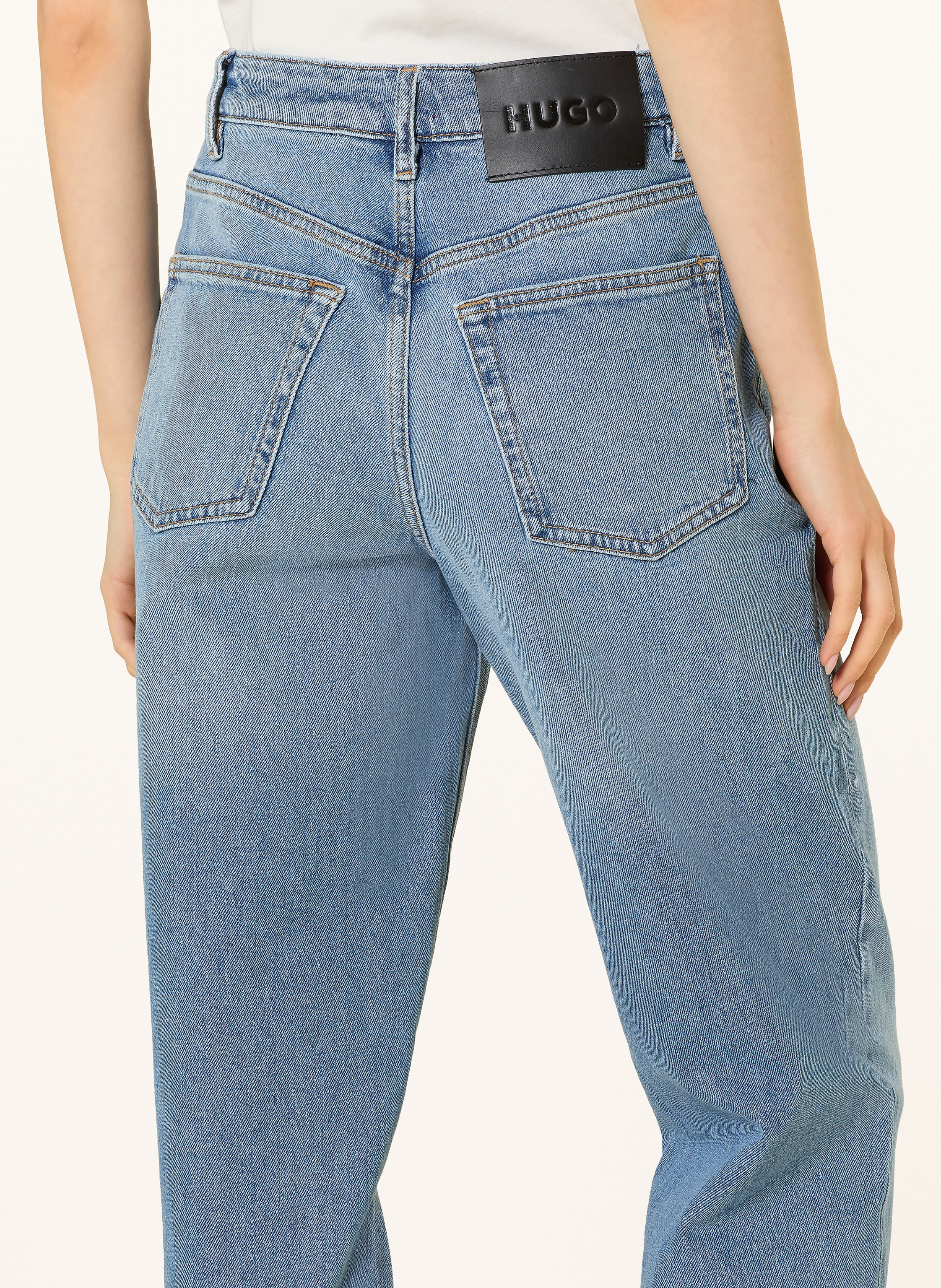 Thumbnail - Hugo Mom Jeans Garlene blau